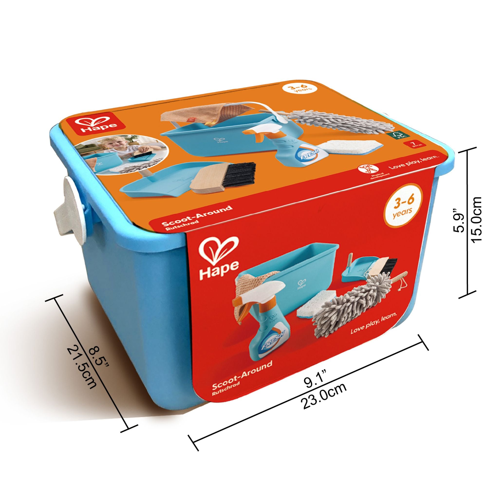 Hape Bucket Cleaning Set
