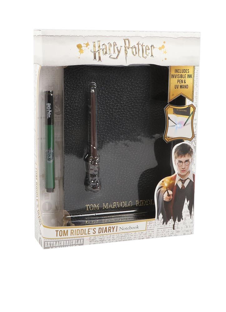 HARRY POTTER TOM RIDDLE'S DIARY NOTEBOOK, PEN & TORCH