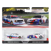 Hot Wheels Premium 1:64 Die-Cast BMW 320 Group 5 & 2001 BMW M3 GTR 2 Pack