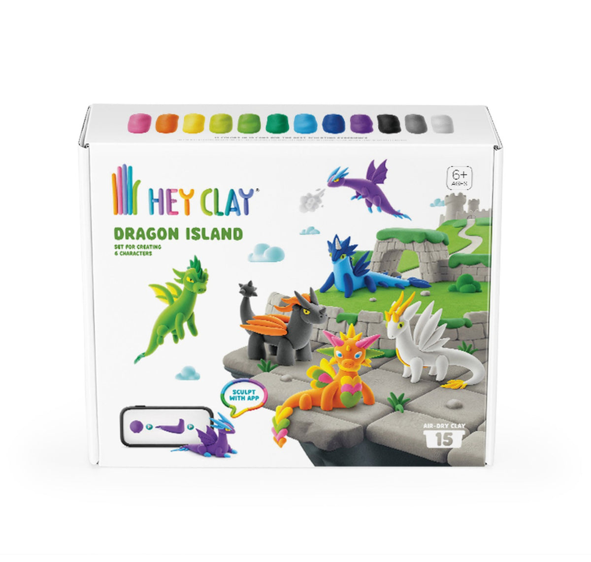 Hey Clay Dragon Island 15 Cans