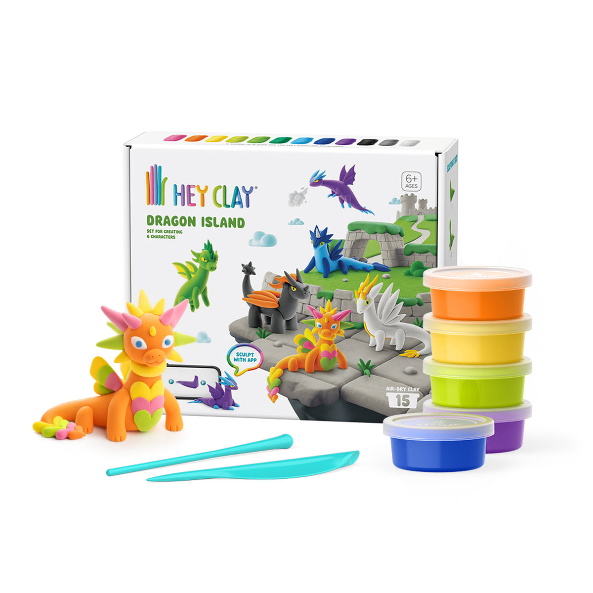 Hey Clay Dragon Island 15 Cans