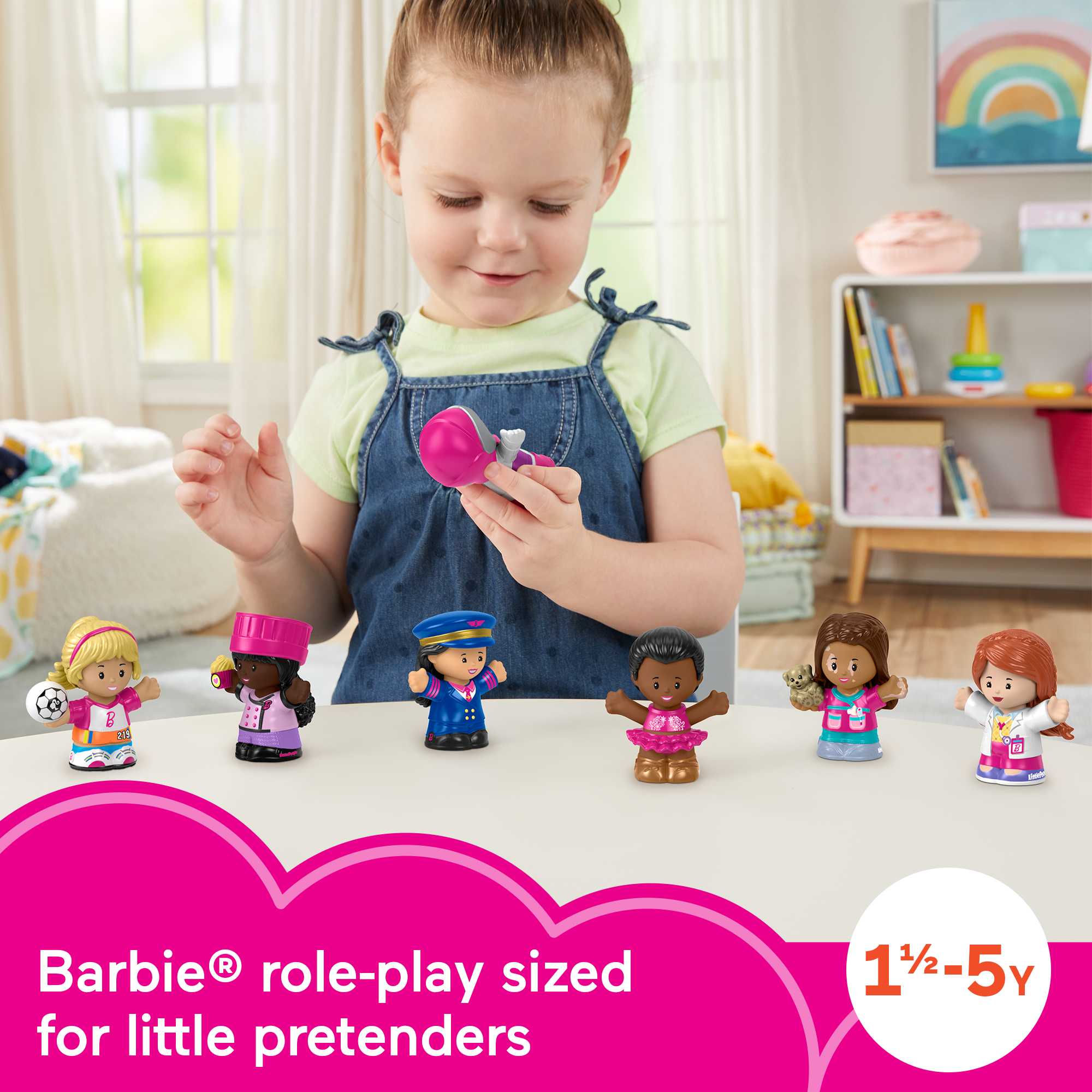 Fisher-Price Little People Barbie You Can Be Anything Figure Pack