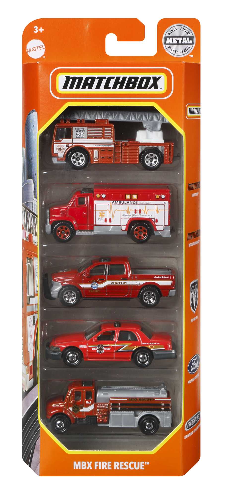 Matchbox 5 Pack Assorted Styles