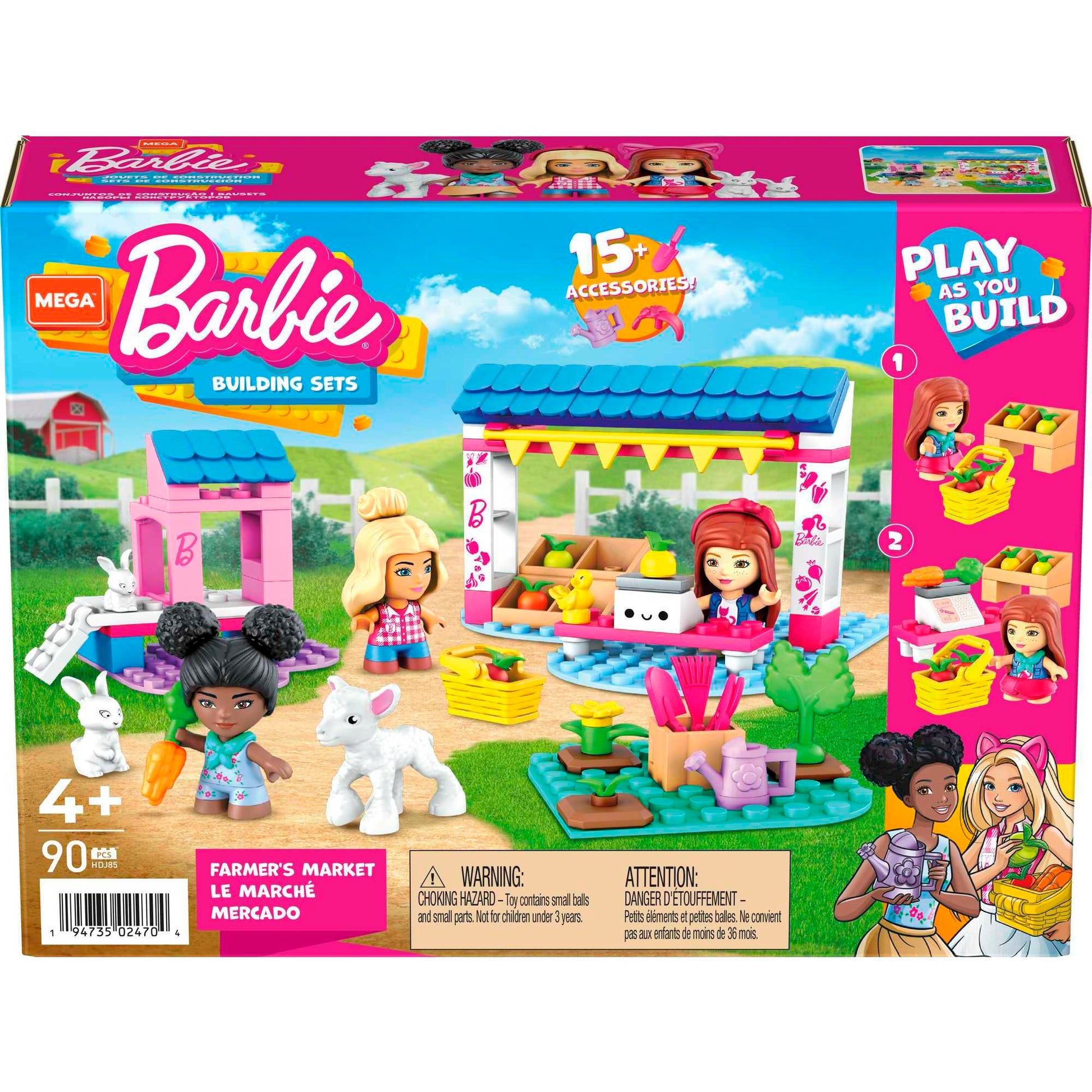 MEGA Barbie Building Sets Farmers Market - Toyworld Australia