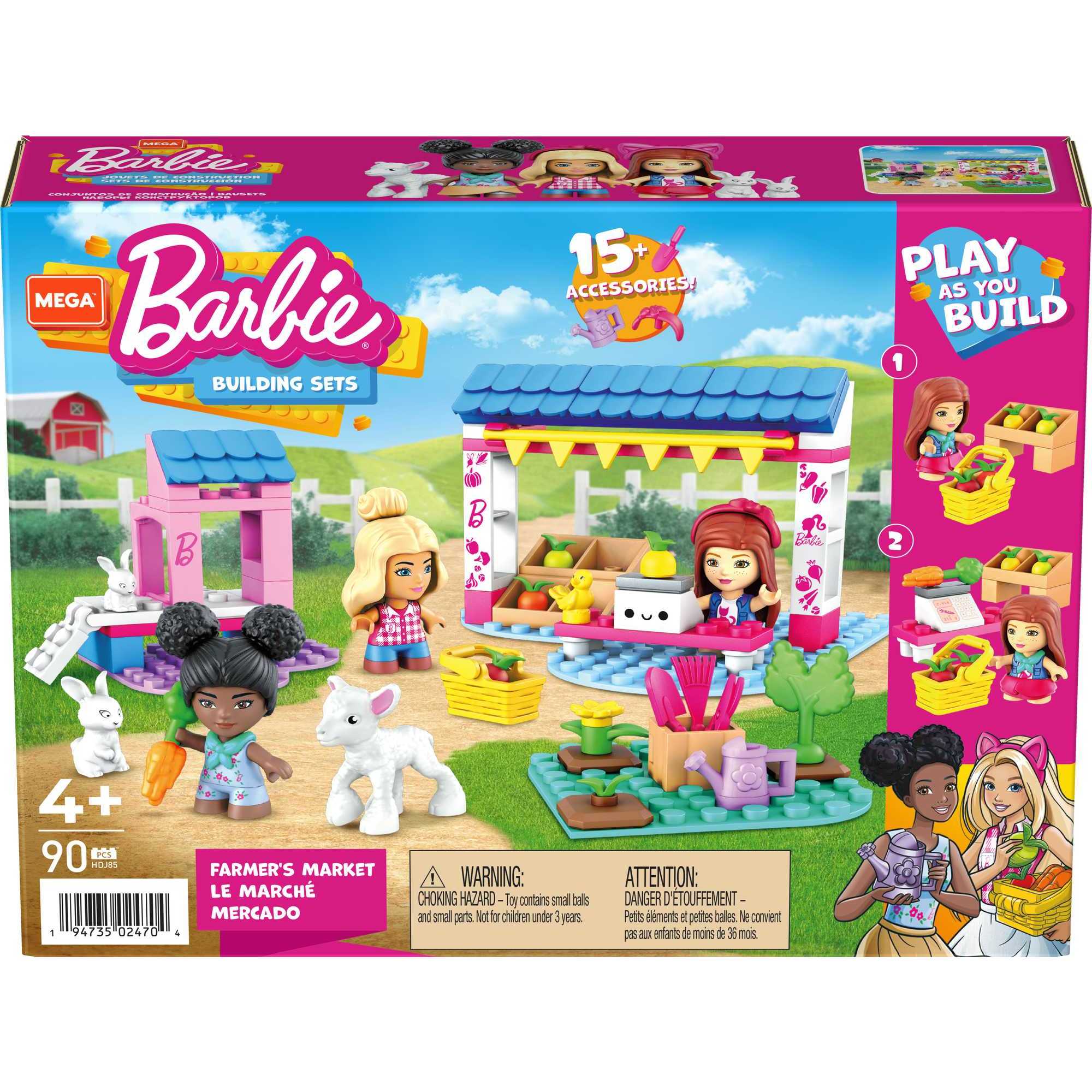 MEGA Barbie Building Sets Farmers Market - Toyworld Australia