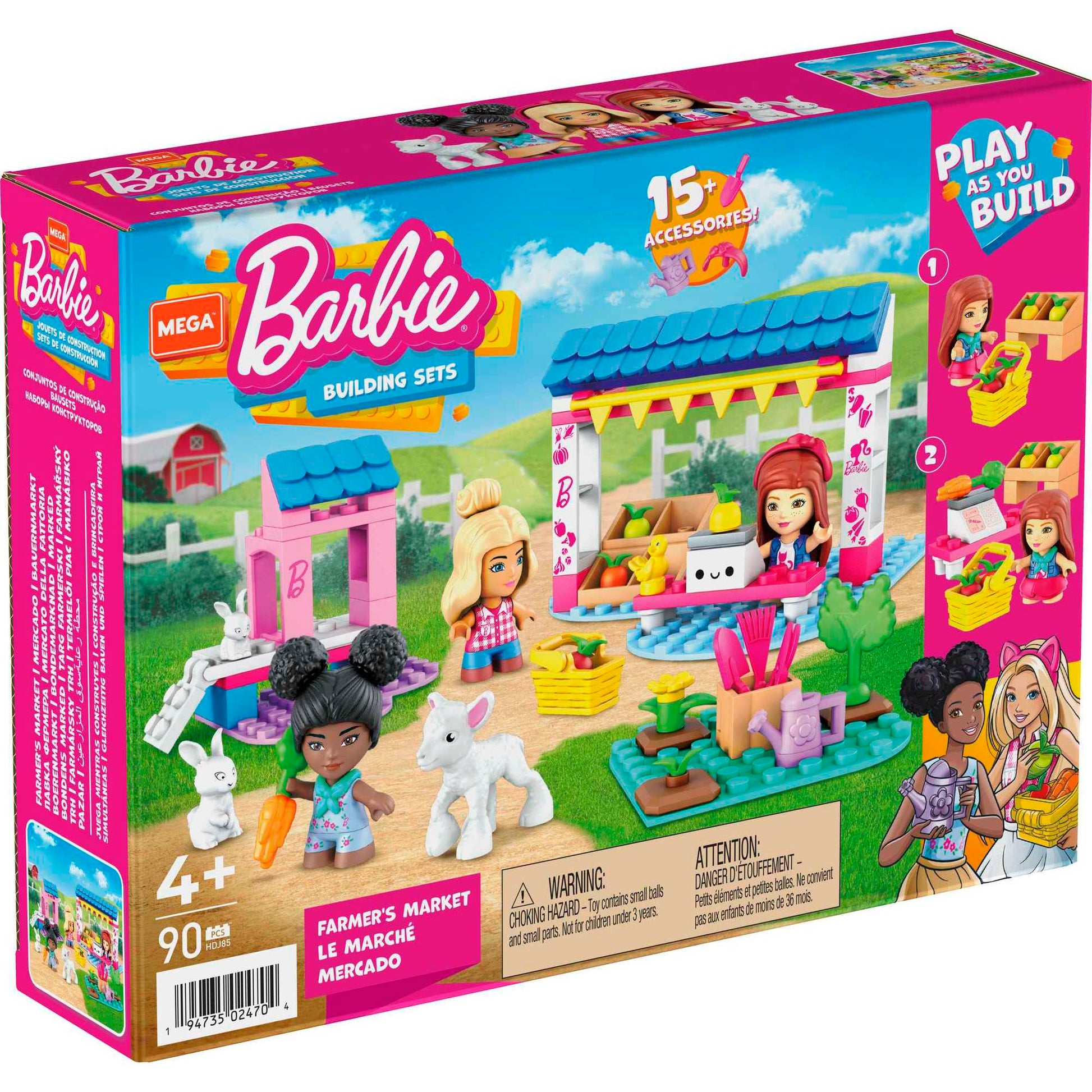 MEGA Barbie Building Sets Farmers Market - Toyworld Australia