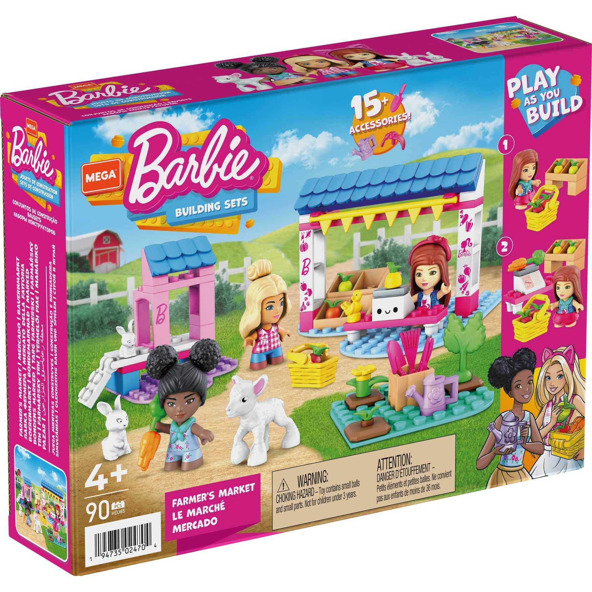 MEGA Barbie Building Sets Farmers Market - Toyworld Australia
