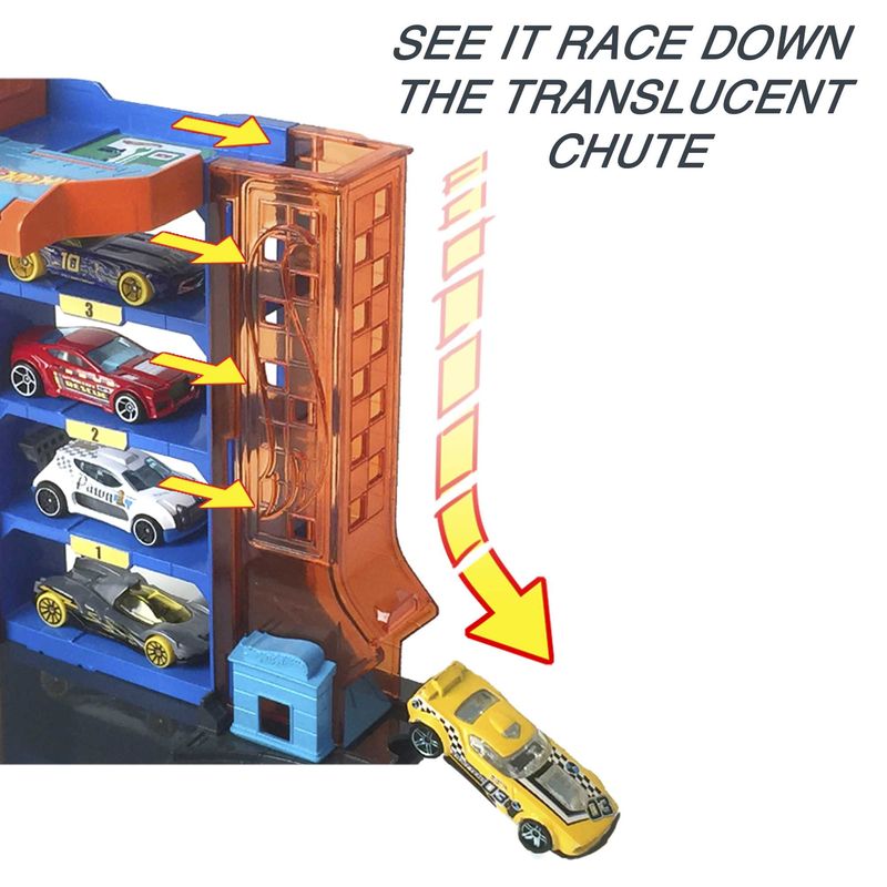 Hot Wheels City Downtown Car Park Playset