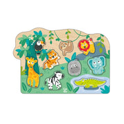 Hape Wild Animals Peg Puzzle