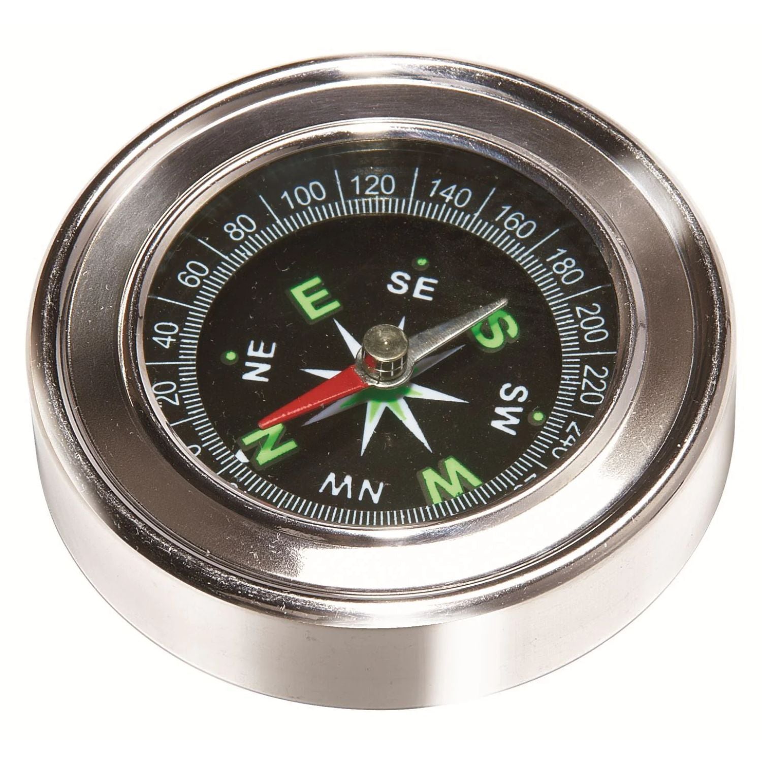 Heebie Jeebies Stainless Steel Compass