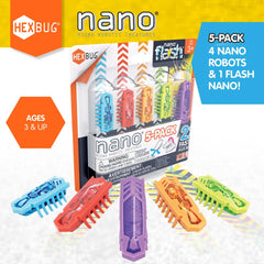 HEXBUG NANO 5 PACK WITH FLASH NANO