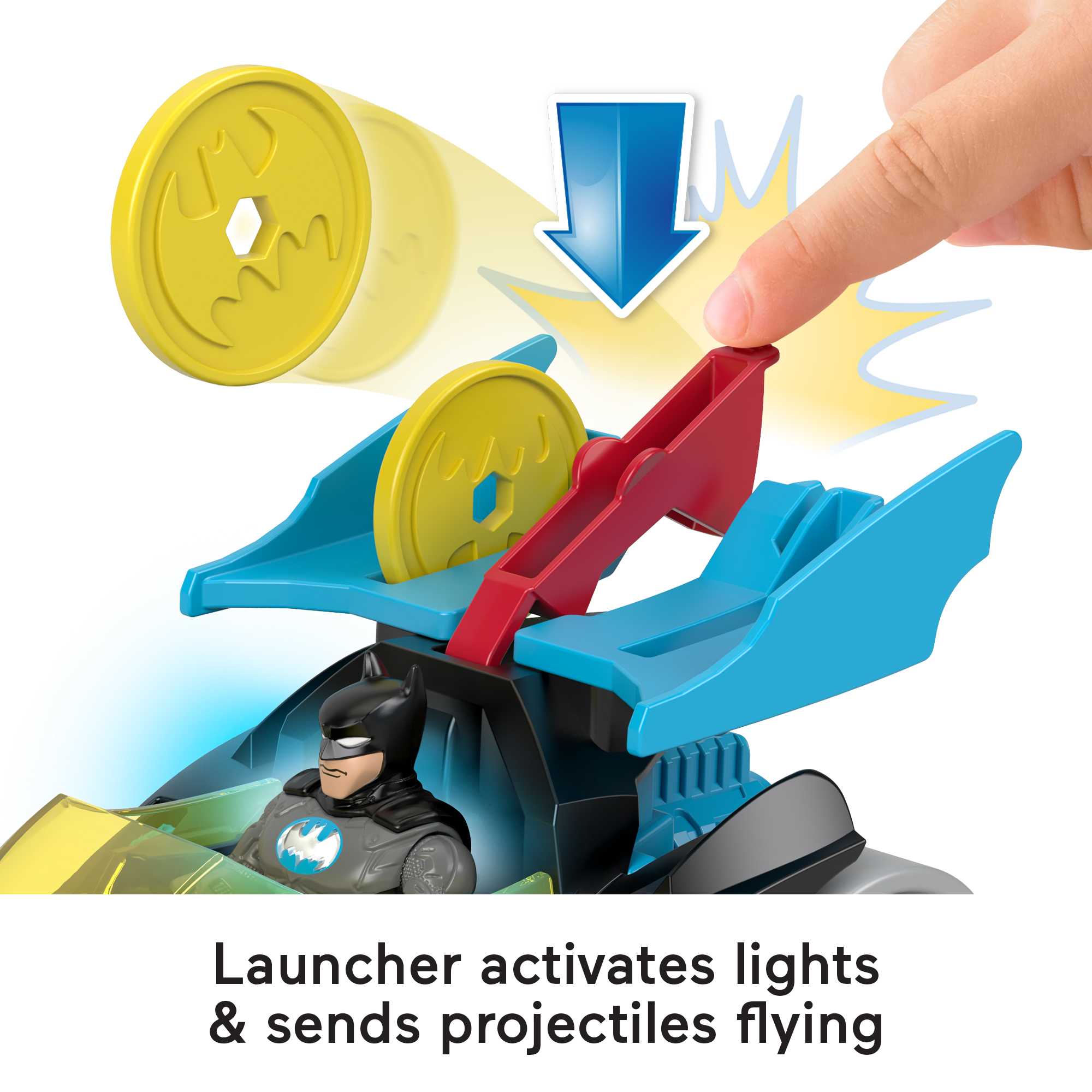 Fisher-Price Imaginext DC Super Friends Bat-Tech Racing Batmobile