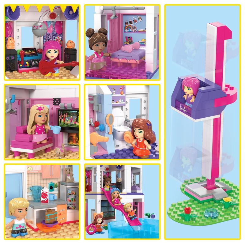 MEGA Construx Barbie Dreamhouse Building Set