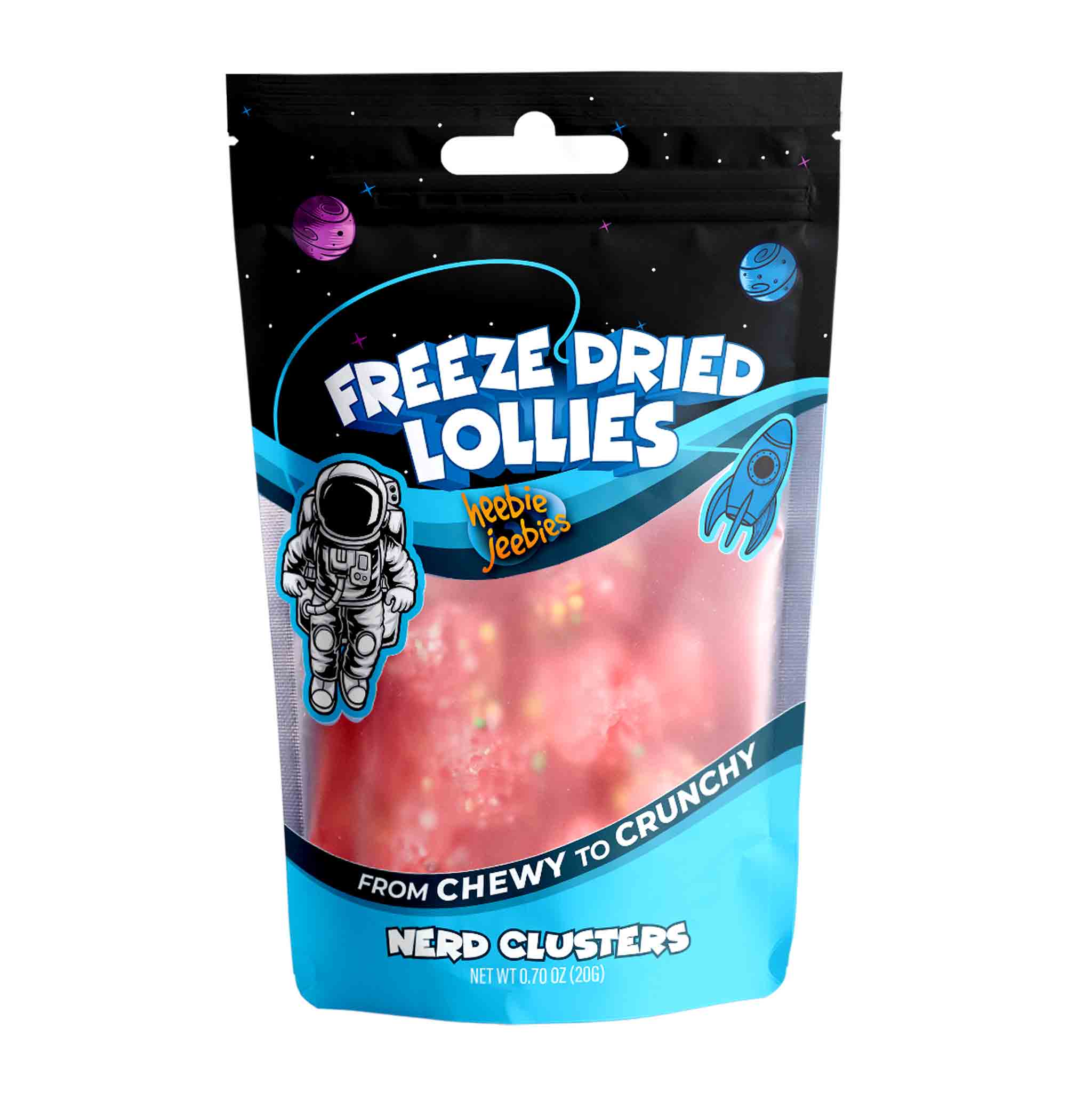 Heebie Jeebies Freeze Dried Lollies - Mini Nerd Clusters
