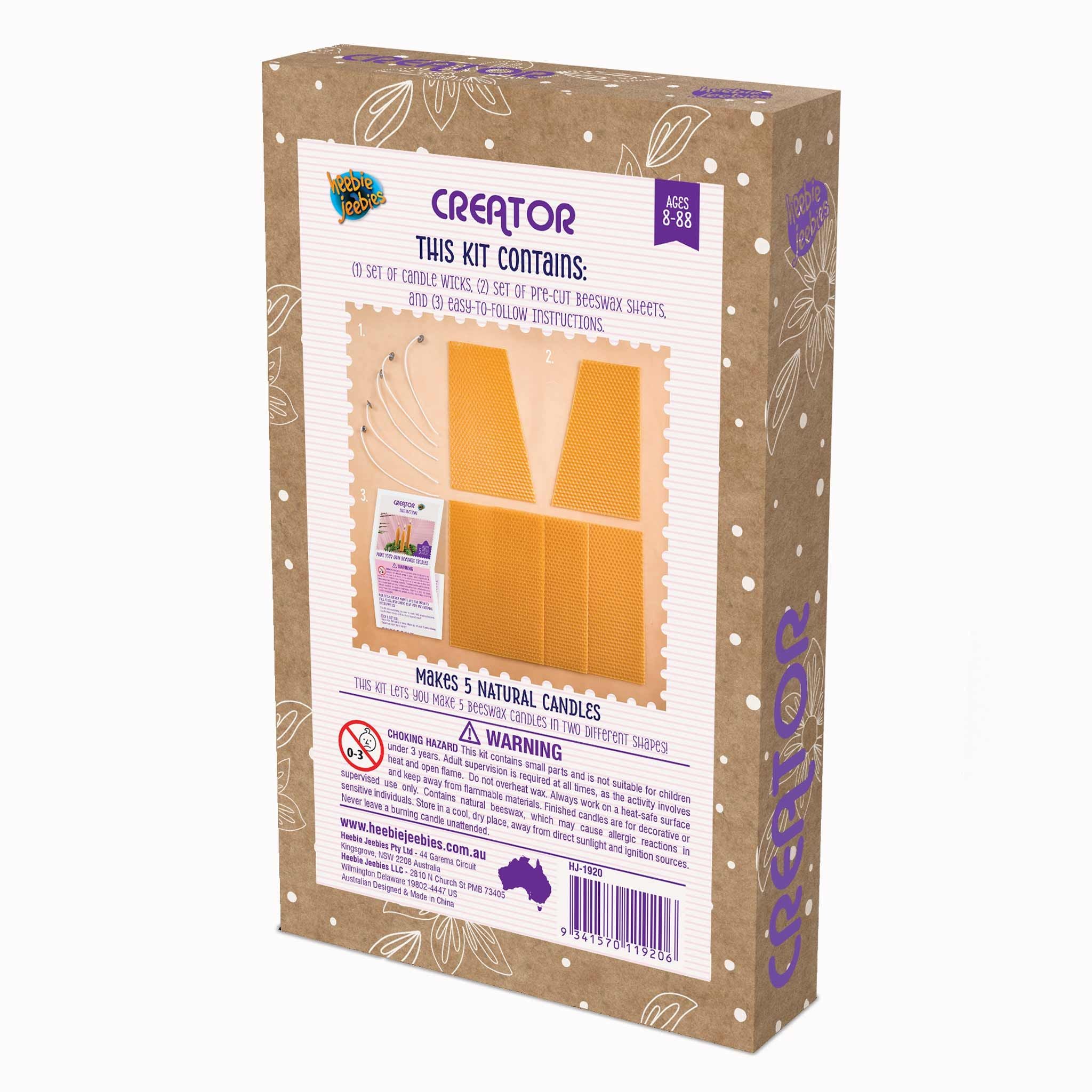 Heebie Jeebies Creator Beeswax Candles