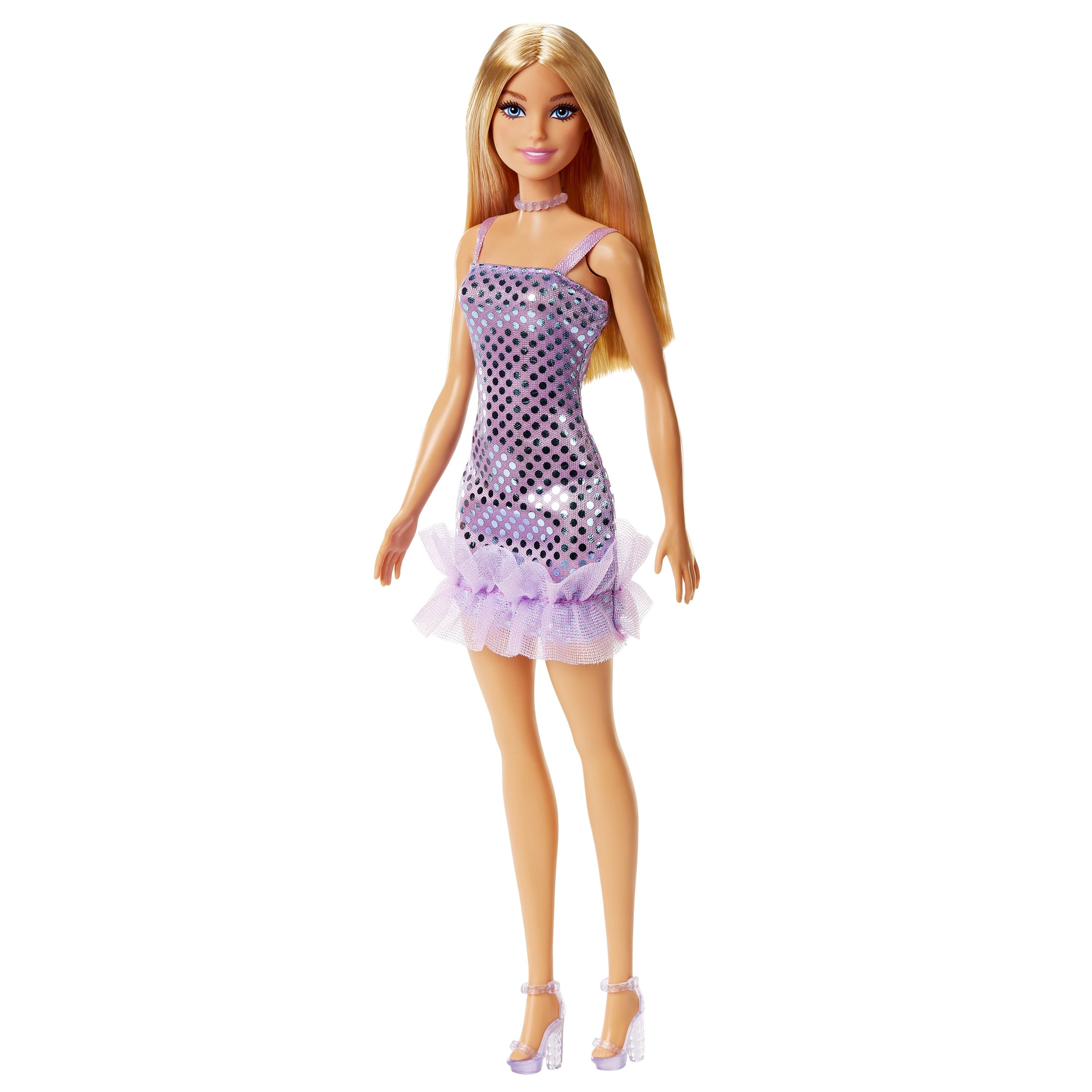 Barbie Glitz Doll - Blonde Purple Dress