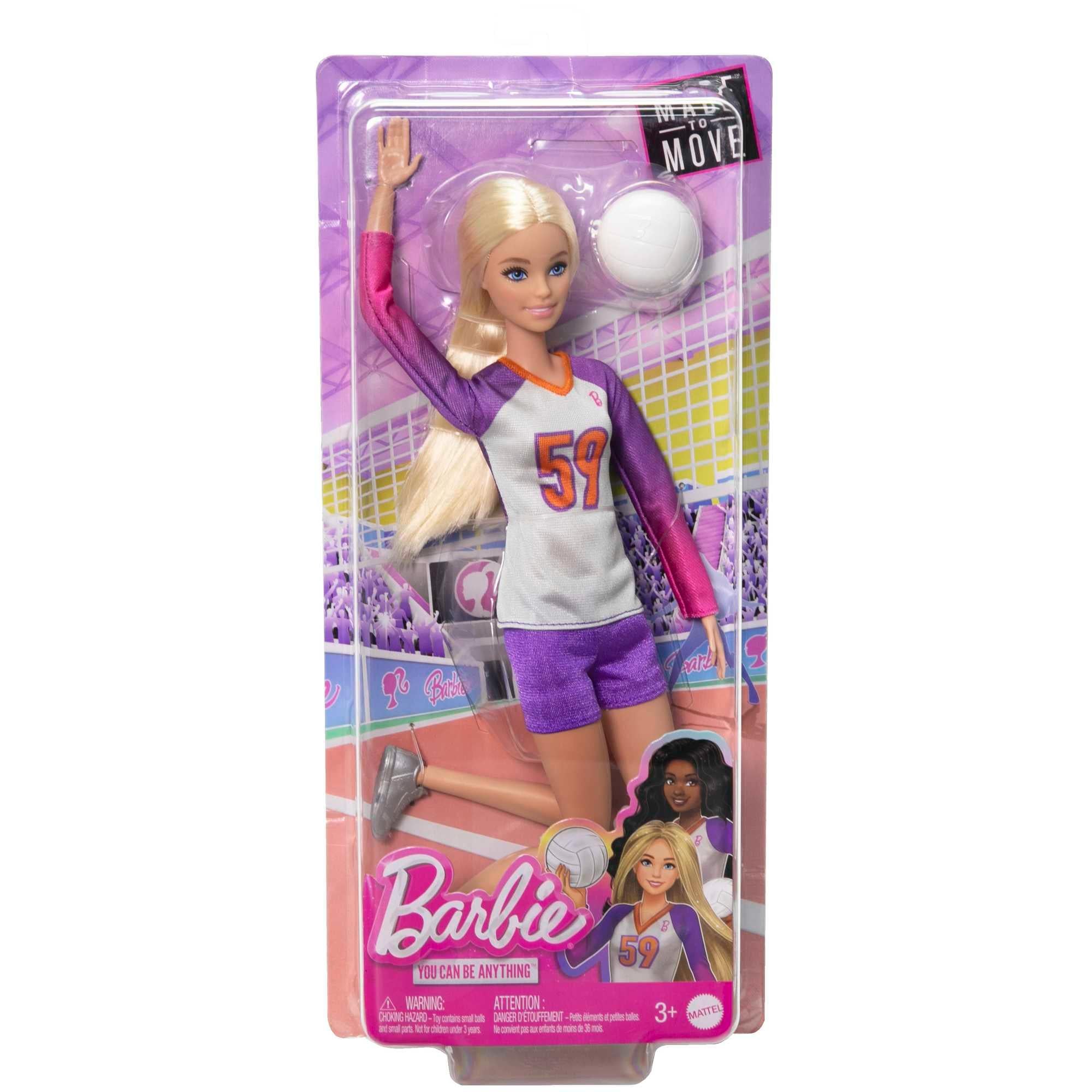 Barbie Made To Move Sports Doll - Volleyball