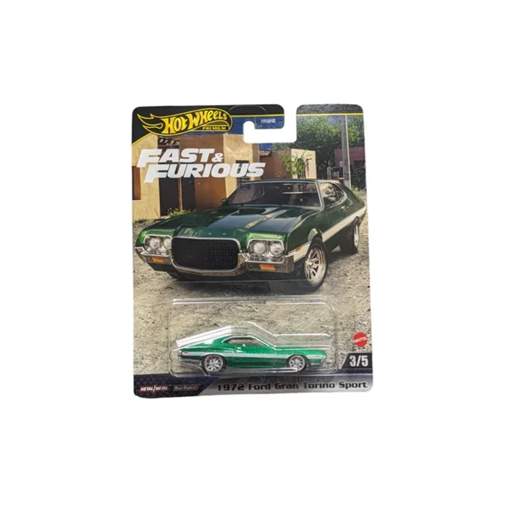 Hot Wheels Premium Fast & Furious 1:64 Die-Cast 1972 Ford Gran Torino Sport