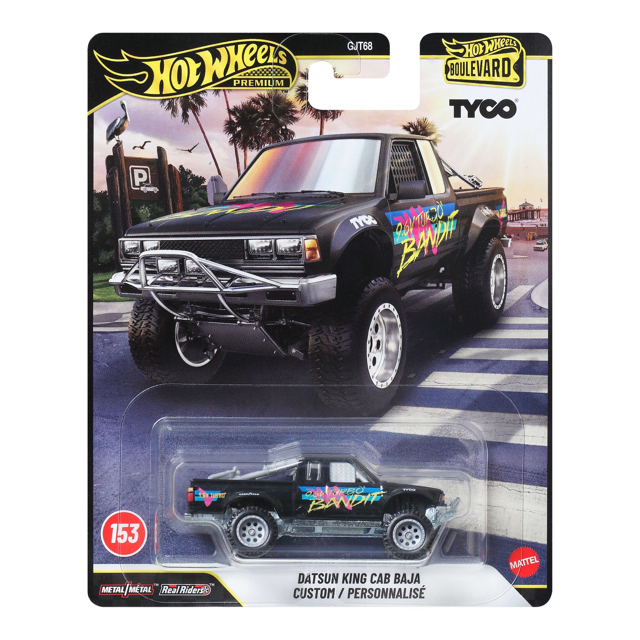 Hot Wheels Boulevard Premium 1:64 Die-Cast Datsun King Cab Baja Custom