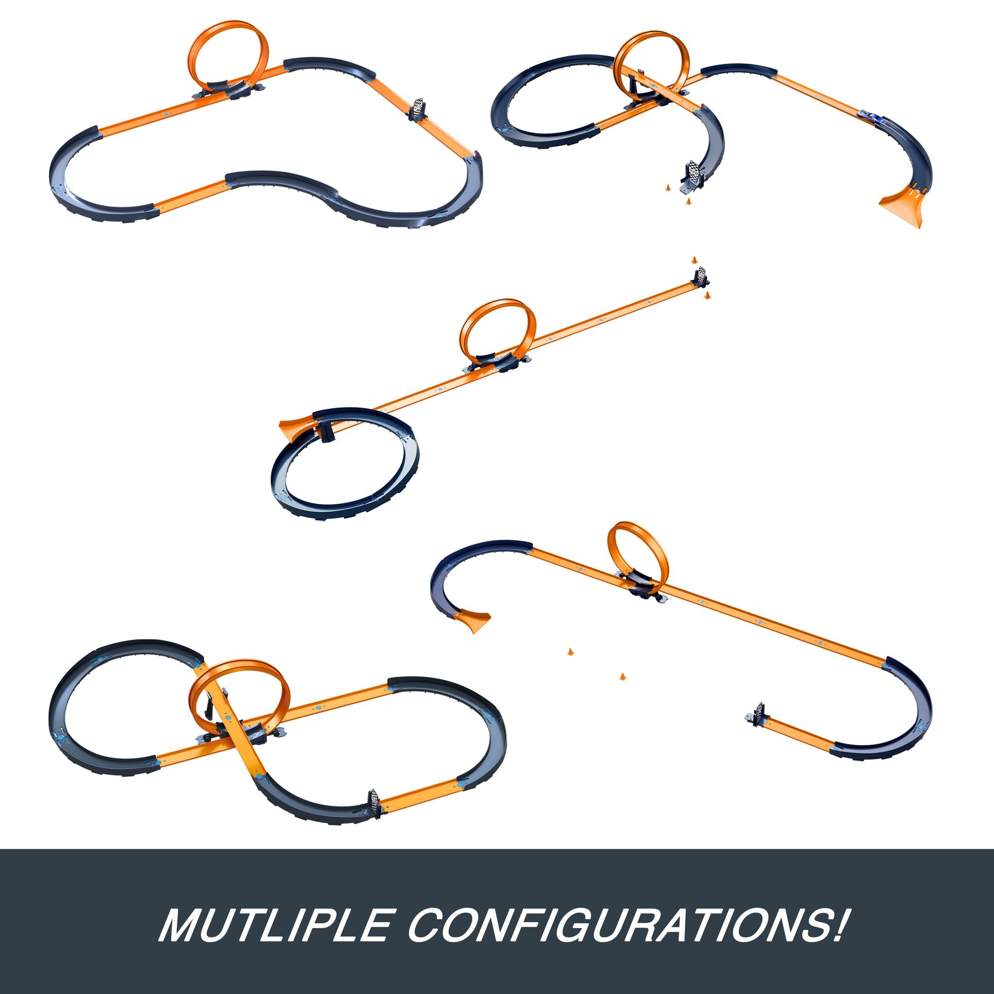 Hot Wheels 1:64 Remote Control Speed Challenge Track Set