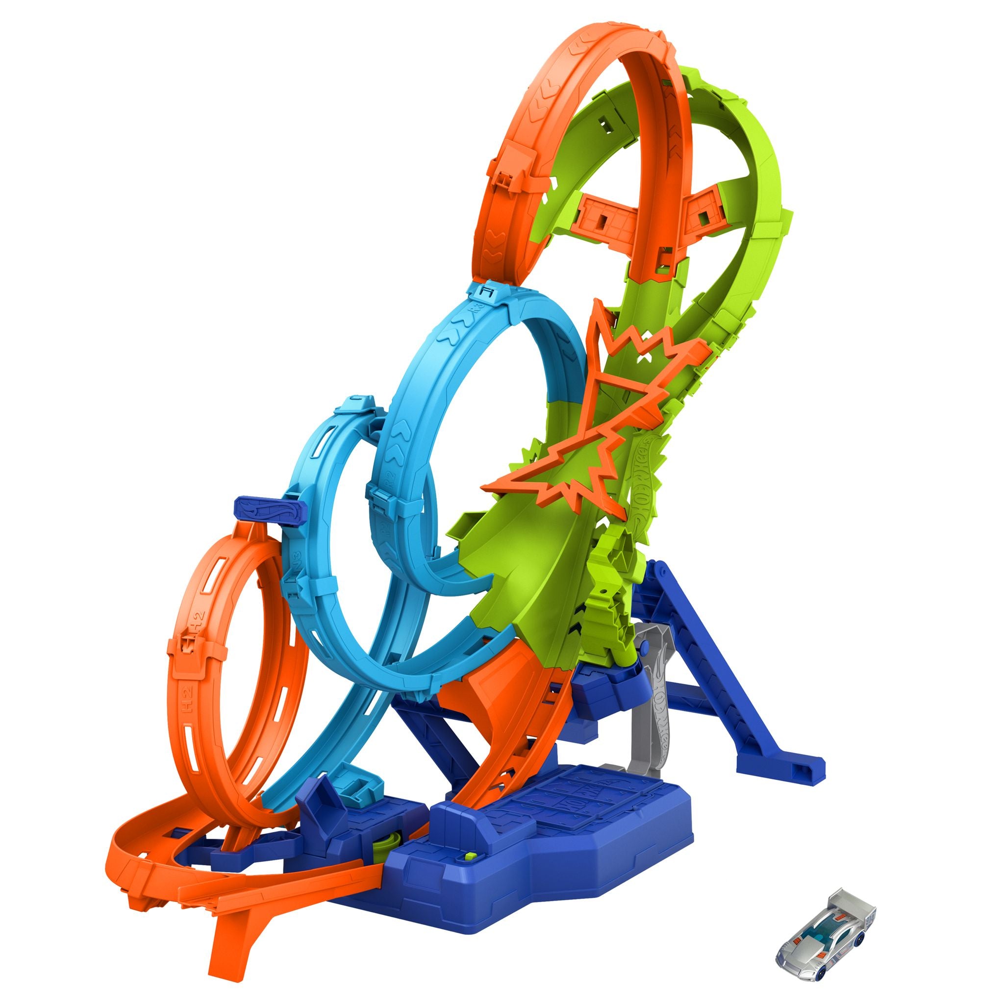 Hot Wheel Action 4 Loop Crashout Trackset