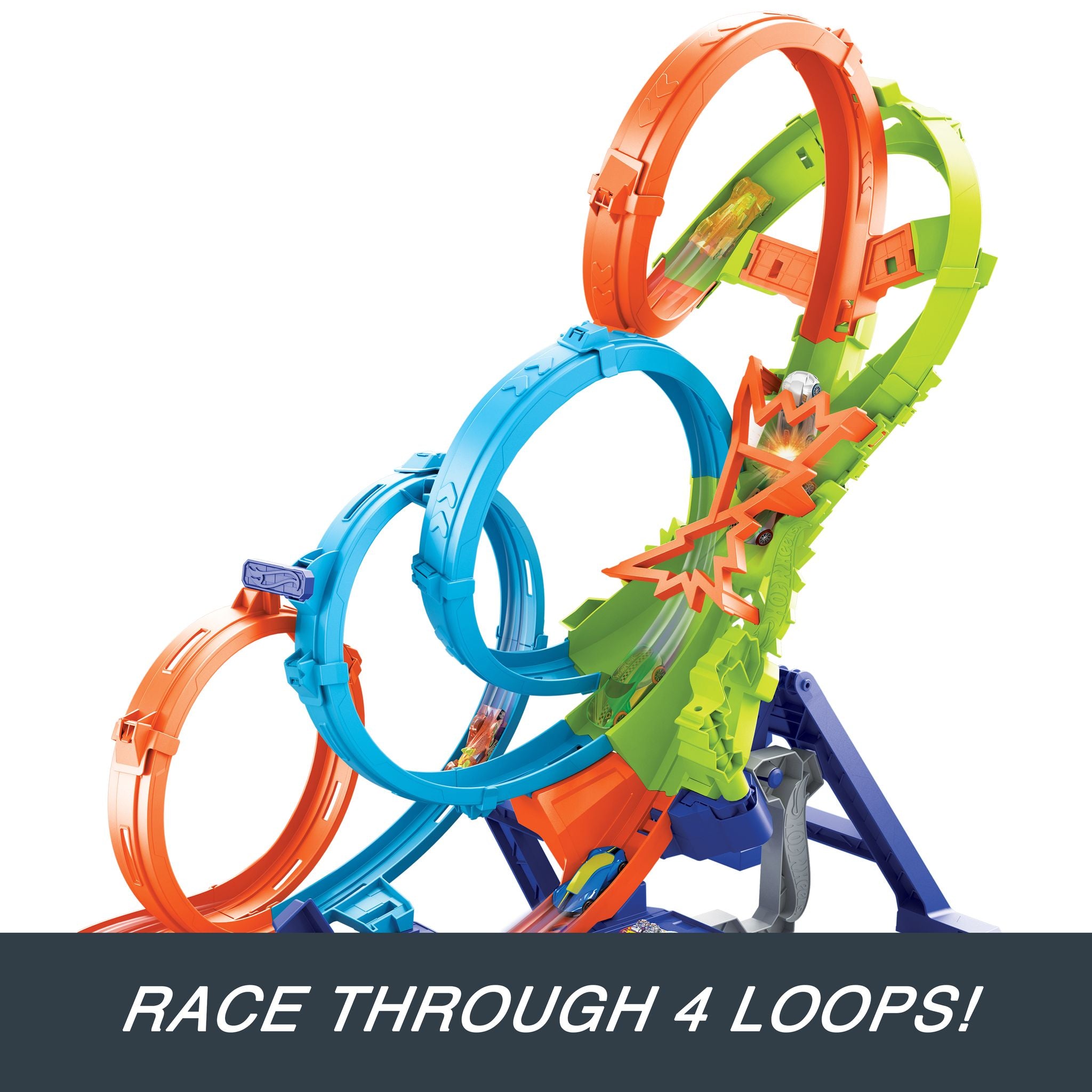 Hot Wheel Action 4 Loop Crashout Trackset