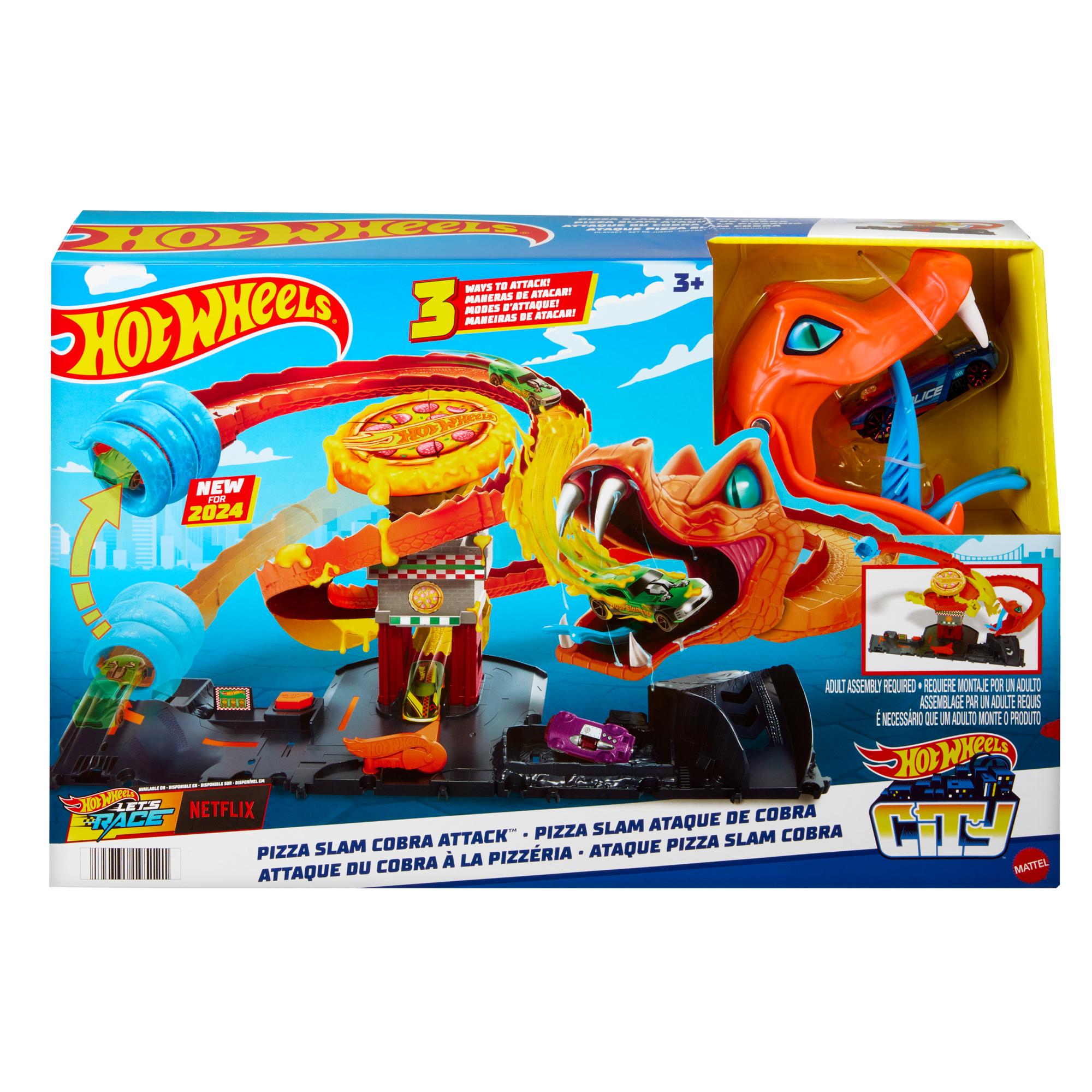 Hot Wheels City Cobra Slam Pizza Attack