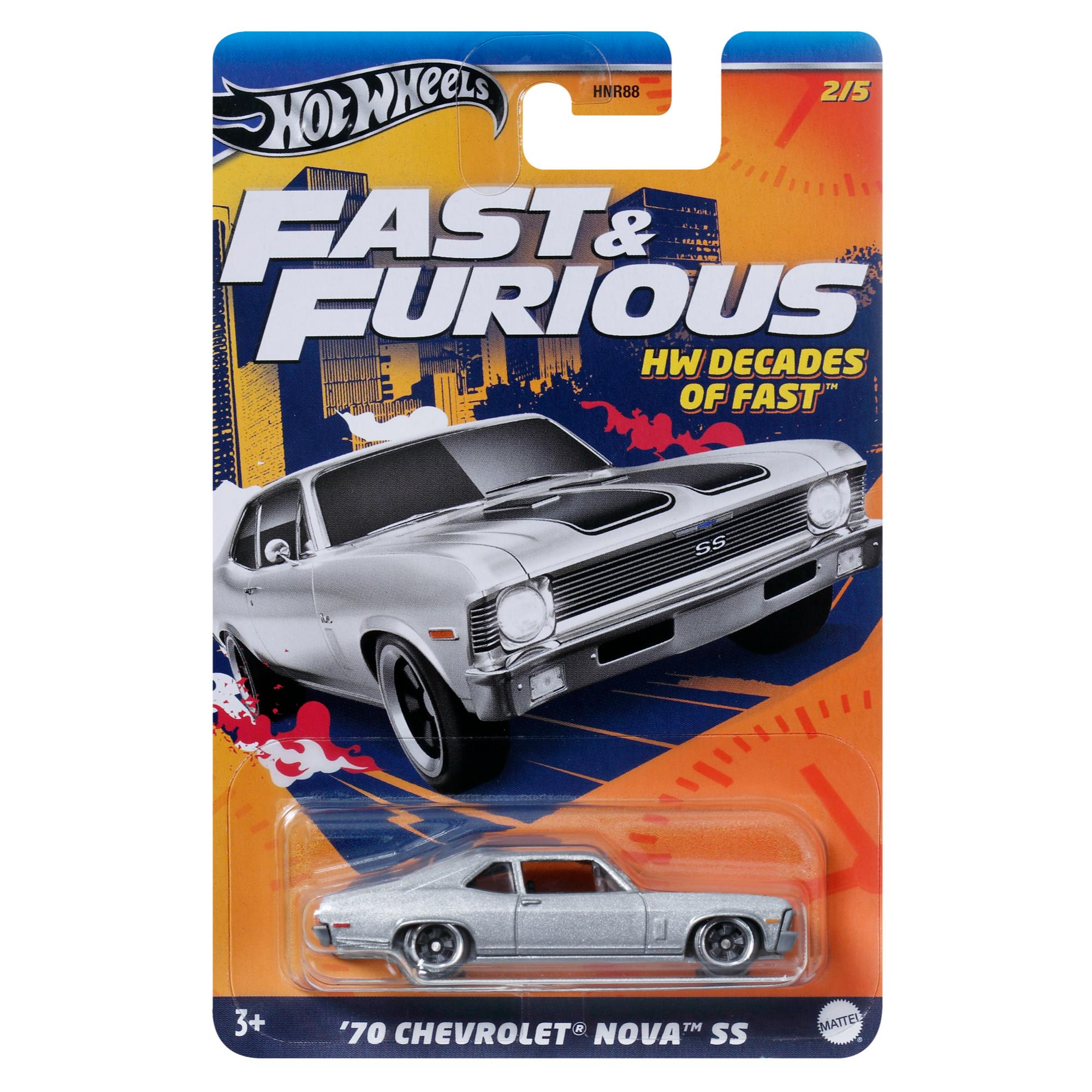Hot Wheels Fast & Furious Themed Vehicle Assorted Styles