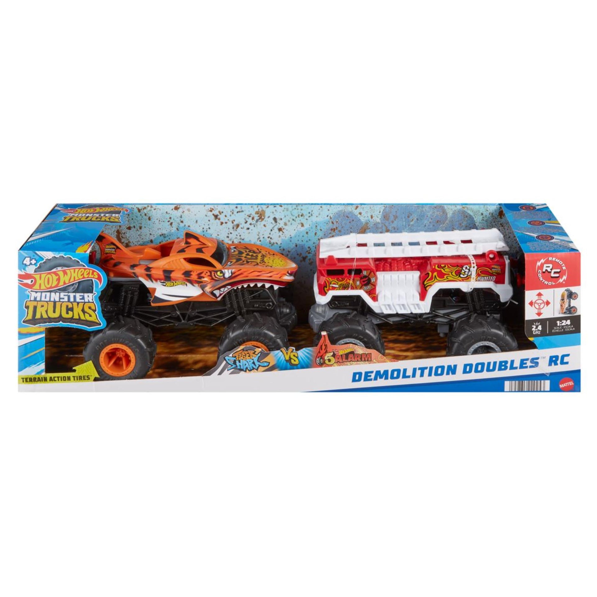 Carro Tiburon Hot Wheels Control Remoto Monster Truck Autos Hot