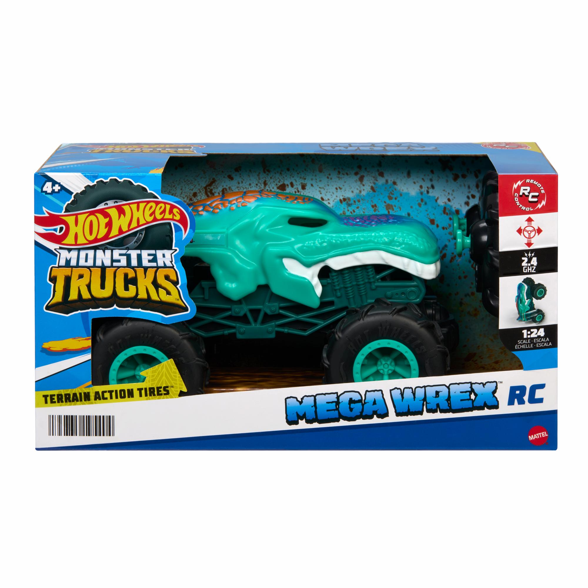 Hot Wheels Remote Control Monster Truck 1:24 Mega Wrex
