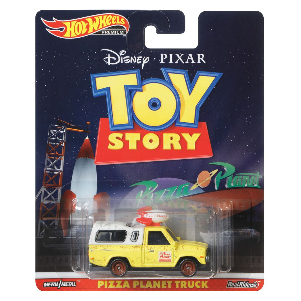 HOT WHEELS RETRO ENTERTAINMENT VEHICLE TOY STORY PIZZA PLANET TRUCK