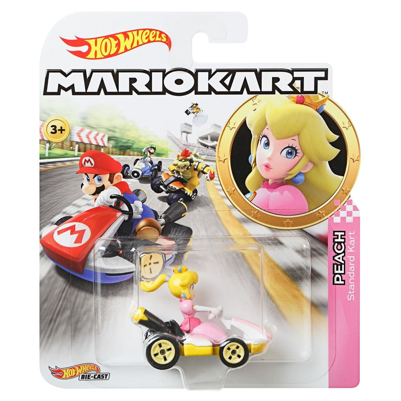 Hot Wheels Mario Kart Peach Standard Kart - Toyworld Australia