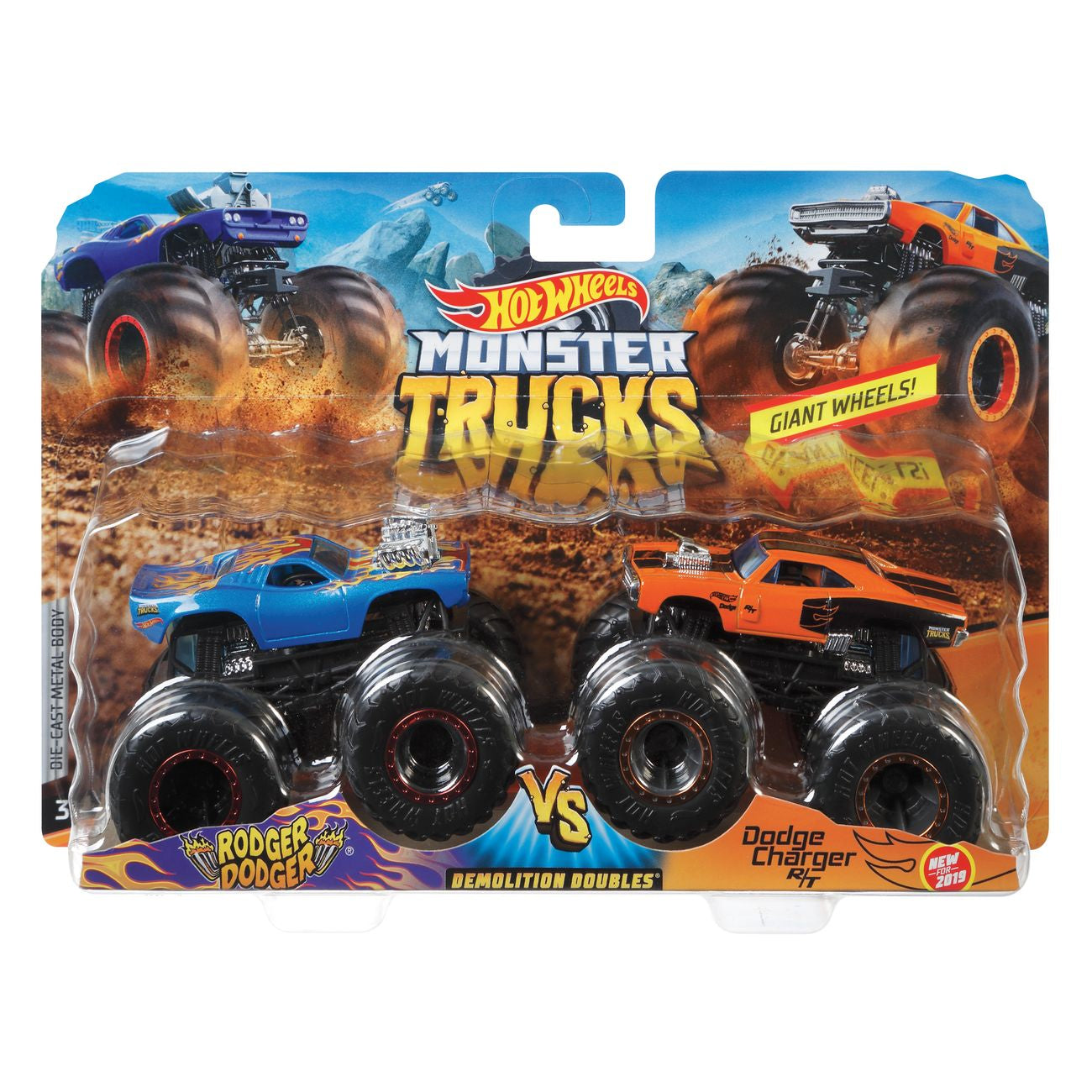 Hot Wheels Monster Trucks 1:64 Demolition Doubles 2 Pack Assorted Styles