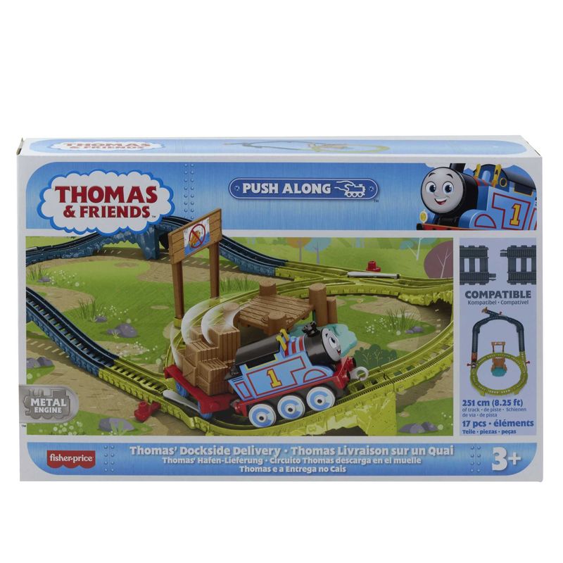 Fisher-Price Thomas & Friends Push Along Thomas' Dockside Delivery Track Set