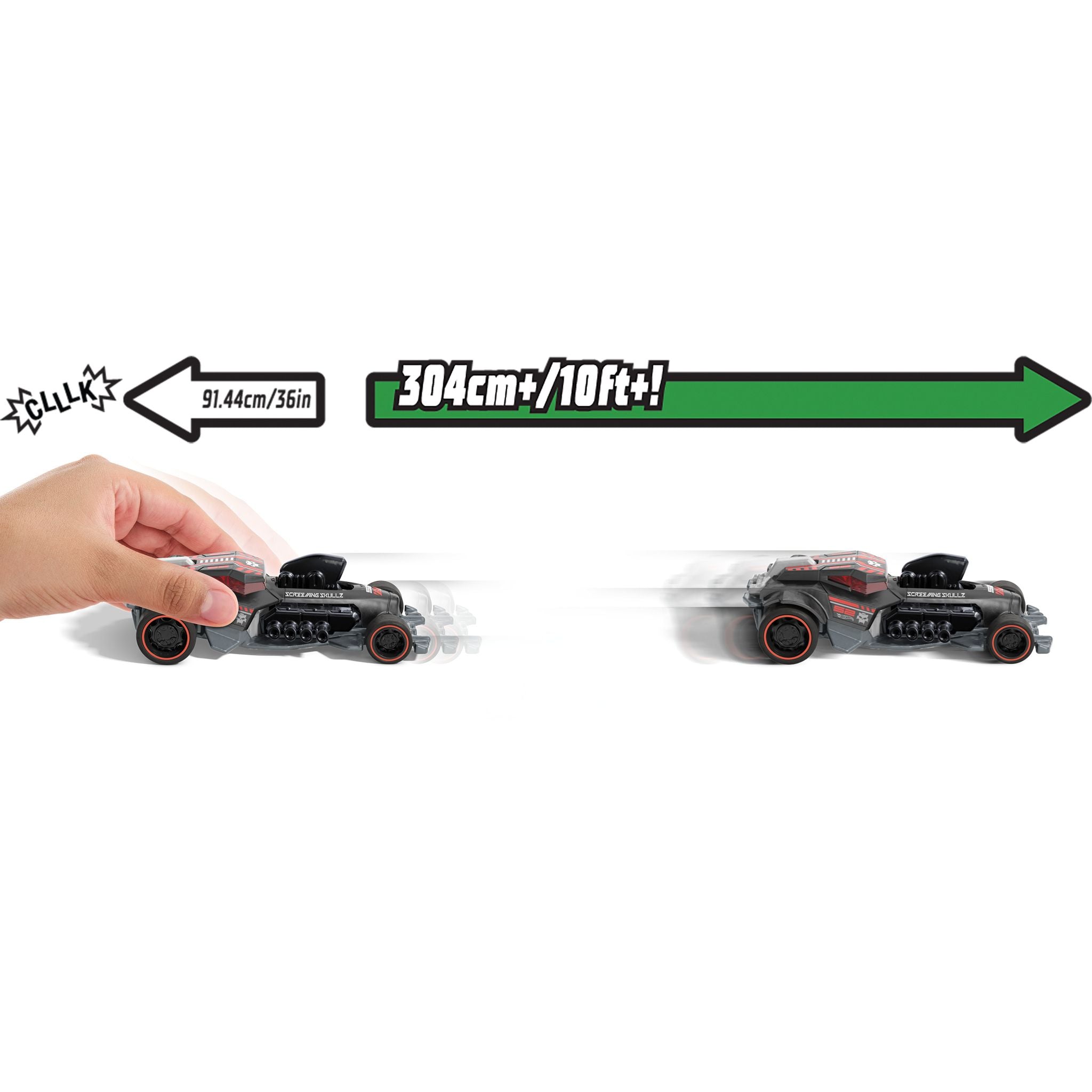 Hot Wheels Die-Cast Pull-Back Speeders Assorted Styles