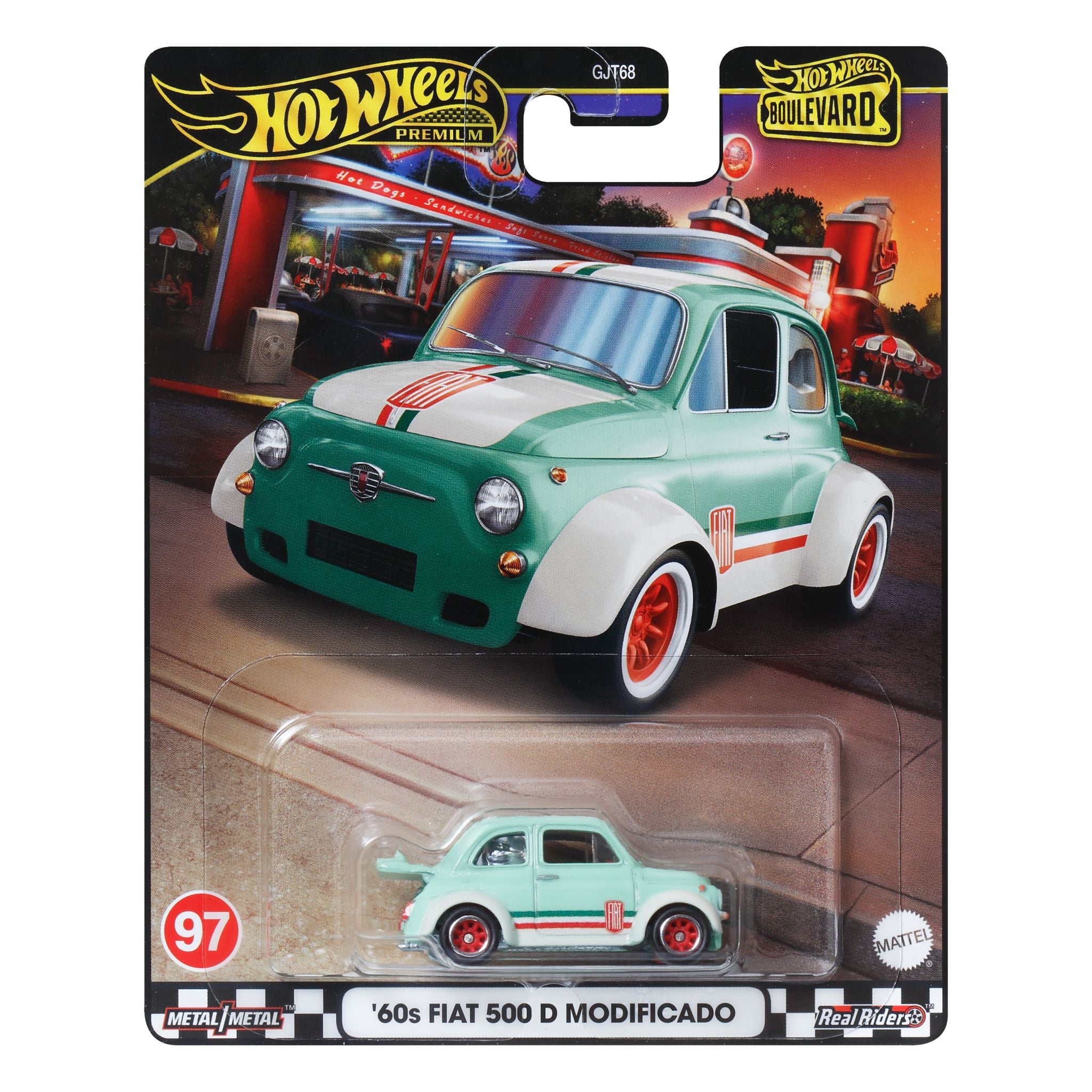 Hot Wheels Boulevard - 60's Fiat 500 D Modificado