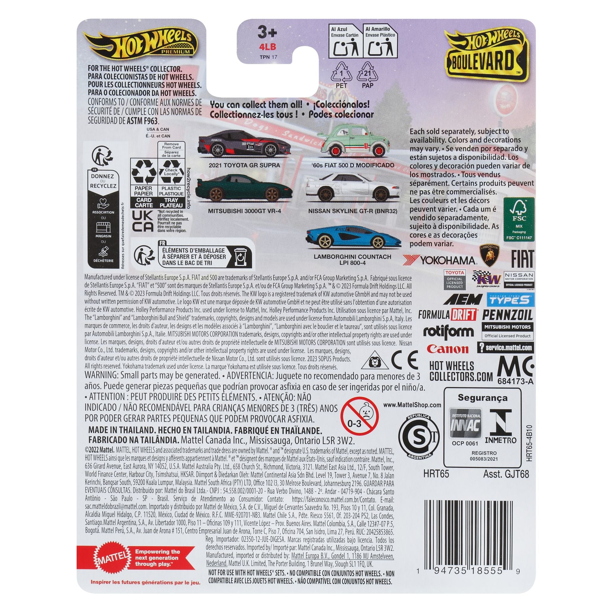 Hot Wheels Boulevard - 60's Fiat 500 D Modificado