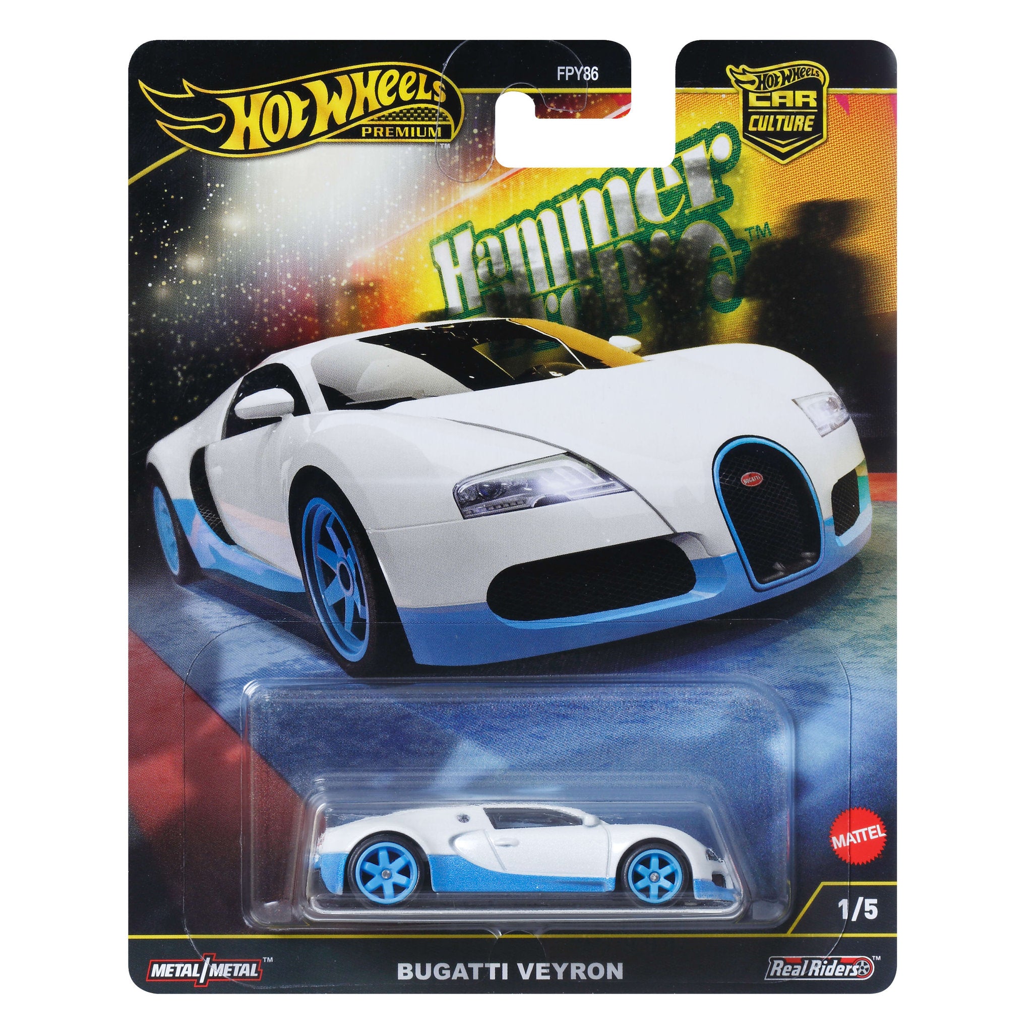Hot Wheels Premium Car Culture 1:64 Die-Cast - Bugatti Veyron