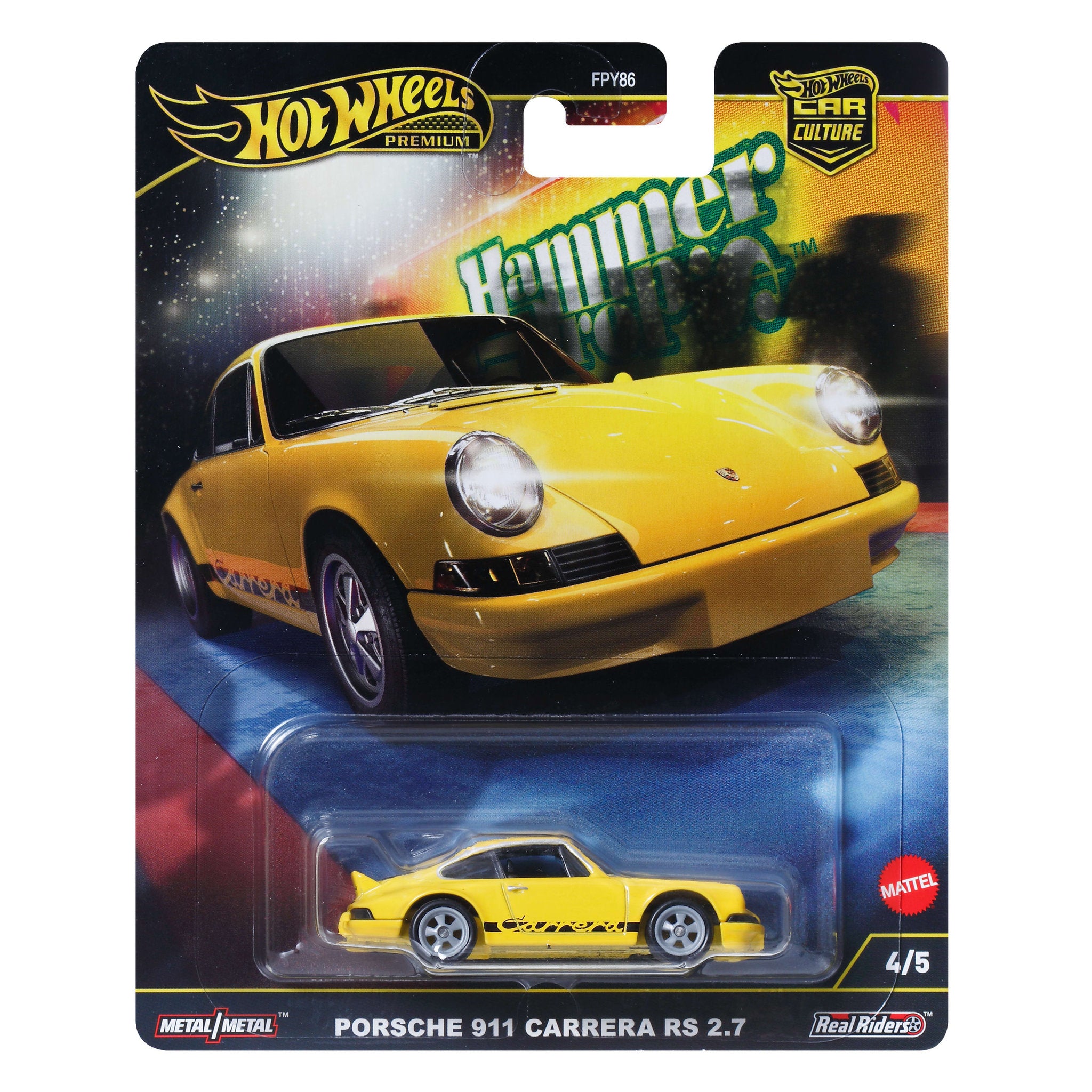 Hot Wheels Premiun Car Culture - Porsche 911 Carrera RS 2.7