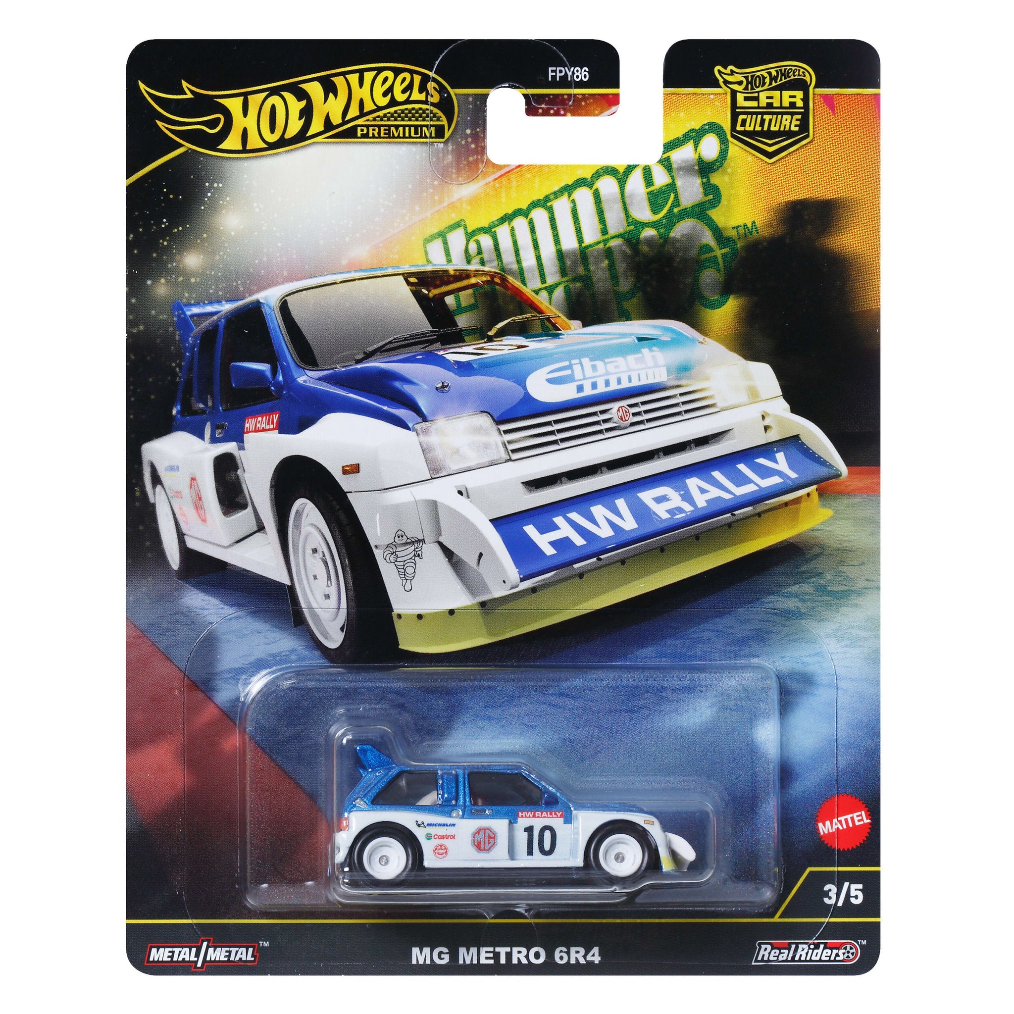 Hot Wheels Premiun Car Culture - MG Metro 6R4 - Toyworld Australia