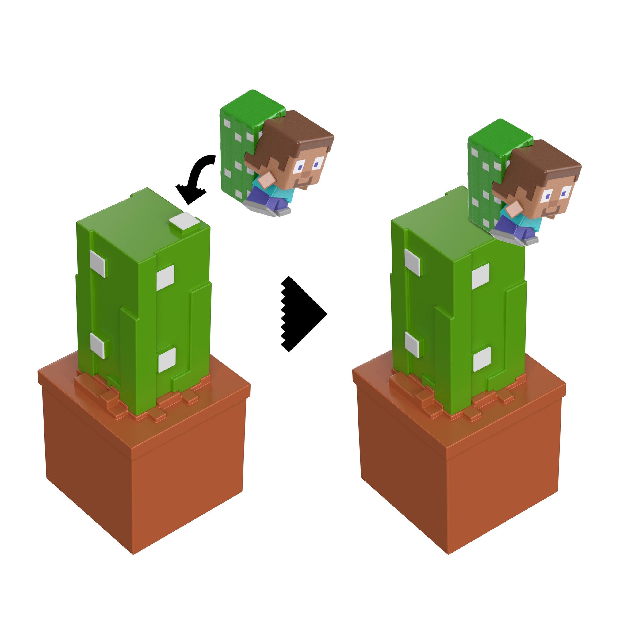 Minecraft Mini Mining - Prickly Steve - Toyworld Australia
