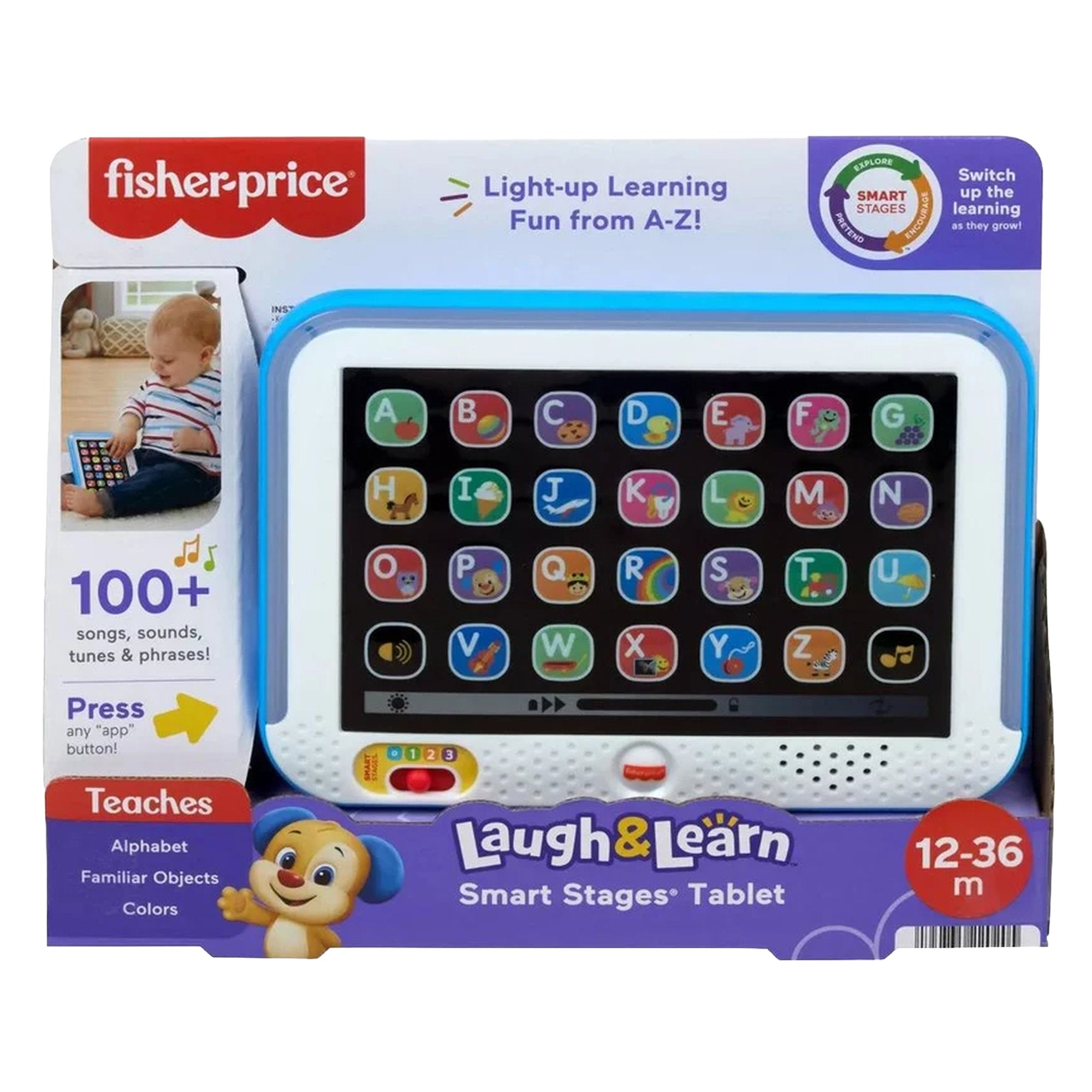 Fisher-Price Laugh & Learn Smart Stages Tablet Blue