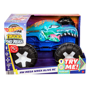 Hot Wheels Monster Trucks 1:15 Power Smashers RC Mega Wrex Alive Vehicle
