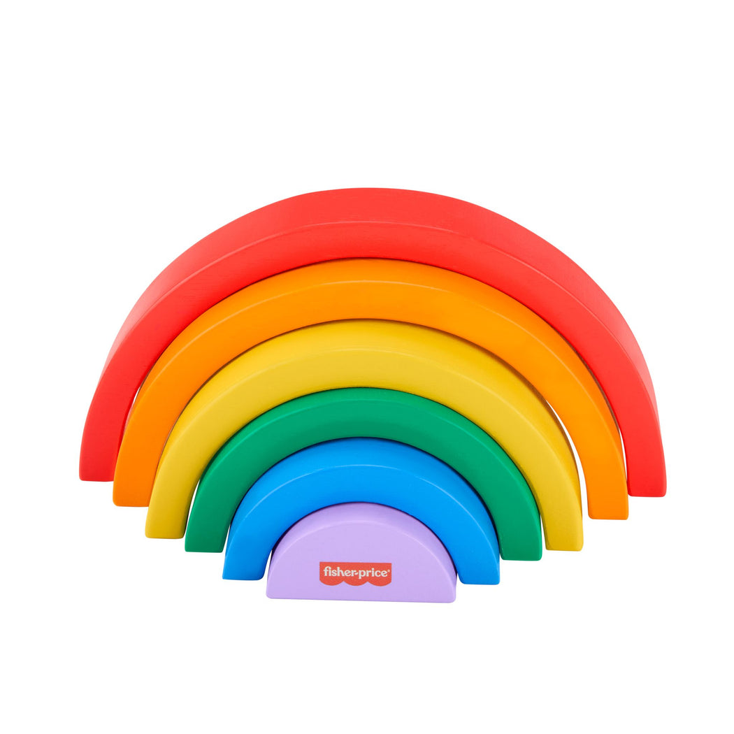 Fisher-Price Wooden Stacking Rainbow - 2