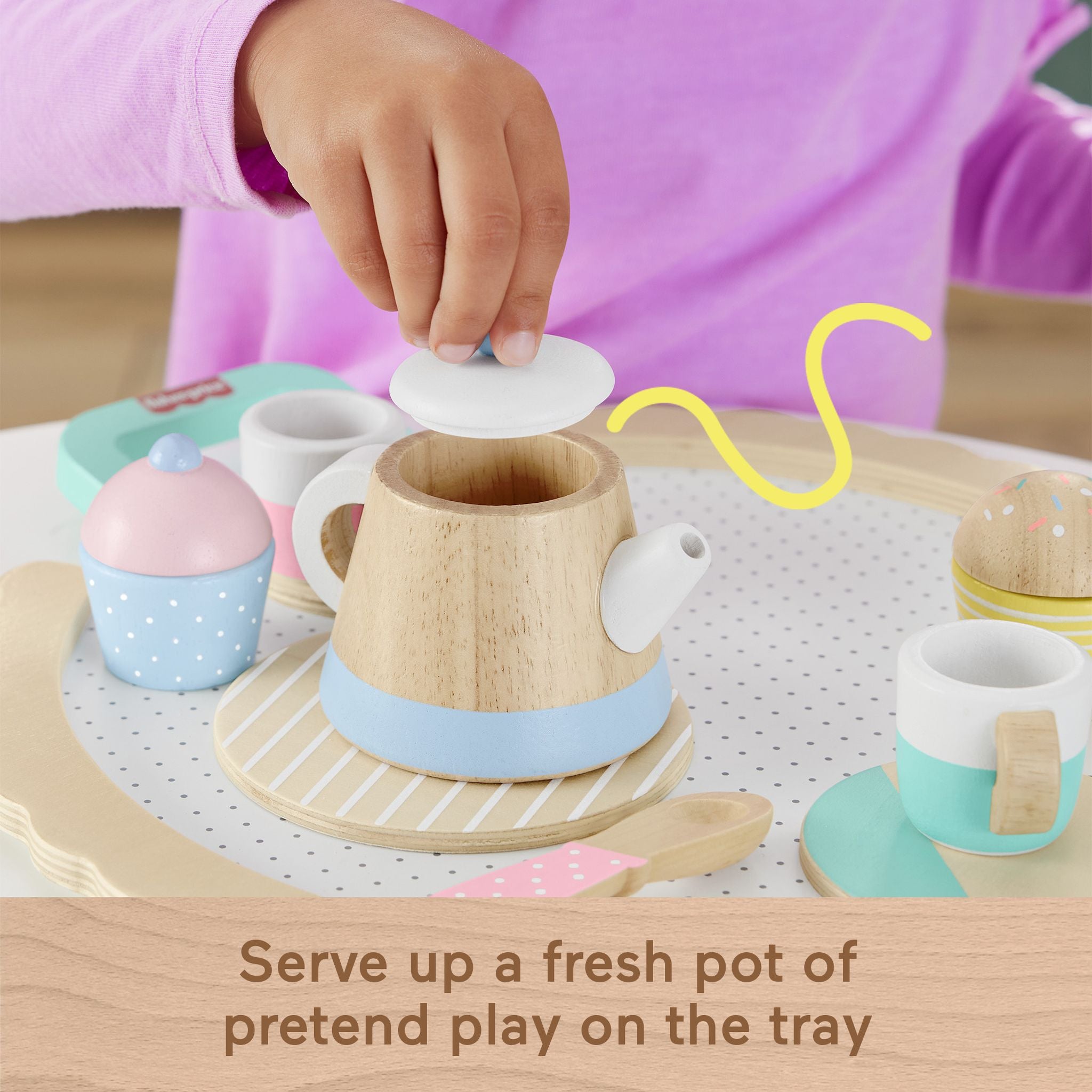 Fisher-Price Wood Tea Set