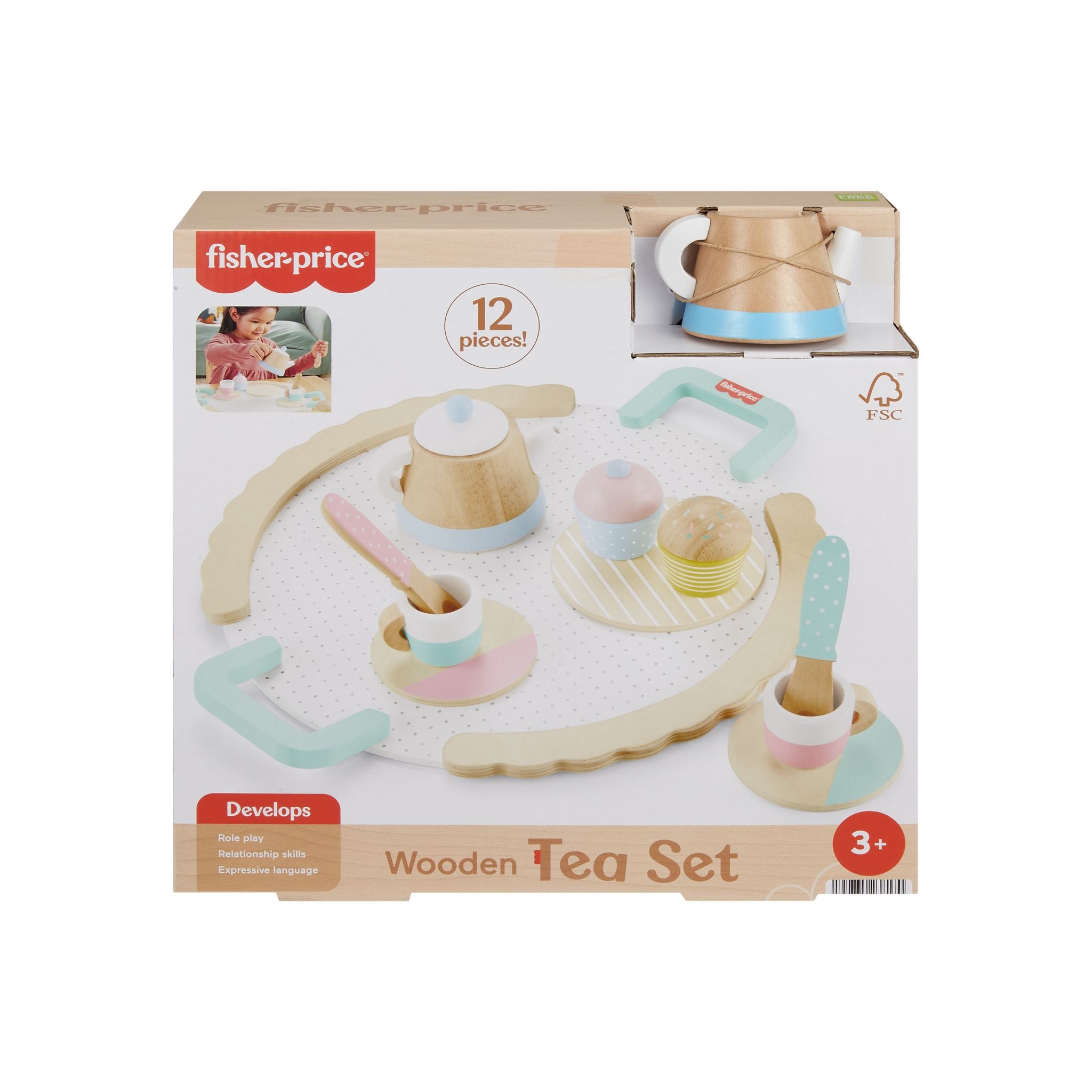Fisher-Price Wood Tea Set