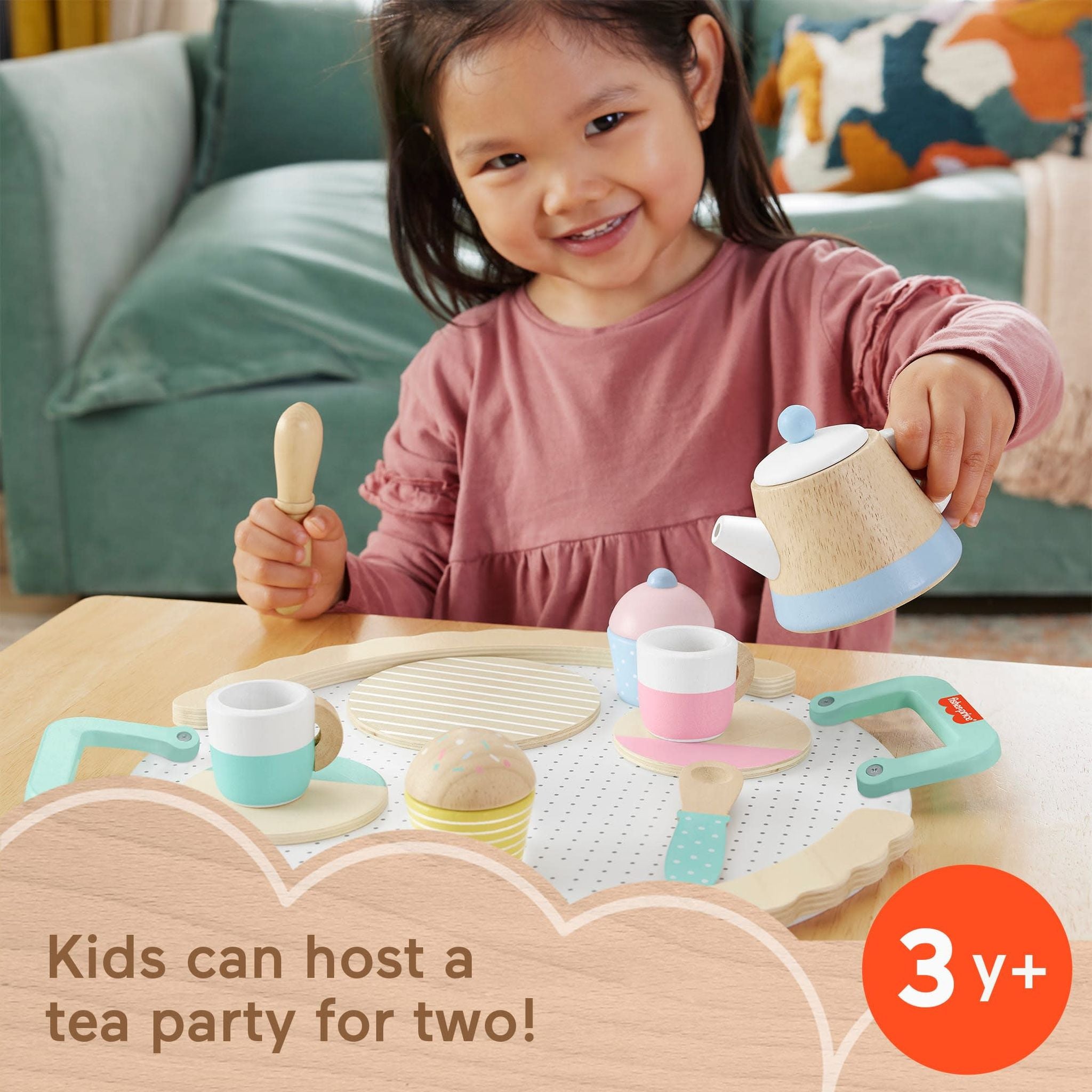 Fisher-Price Wood Tea Set