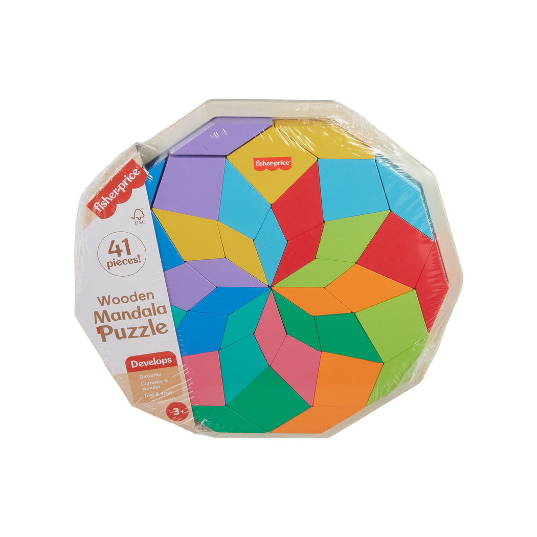 Fisher-Price Wooden Mandala Puzzle - 1