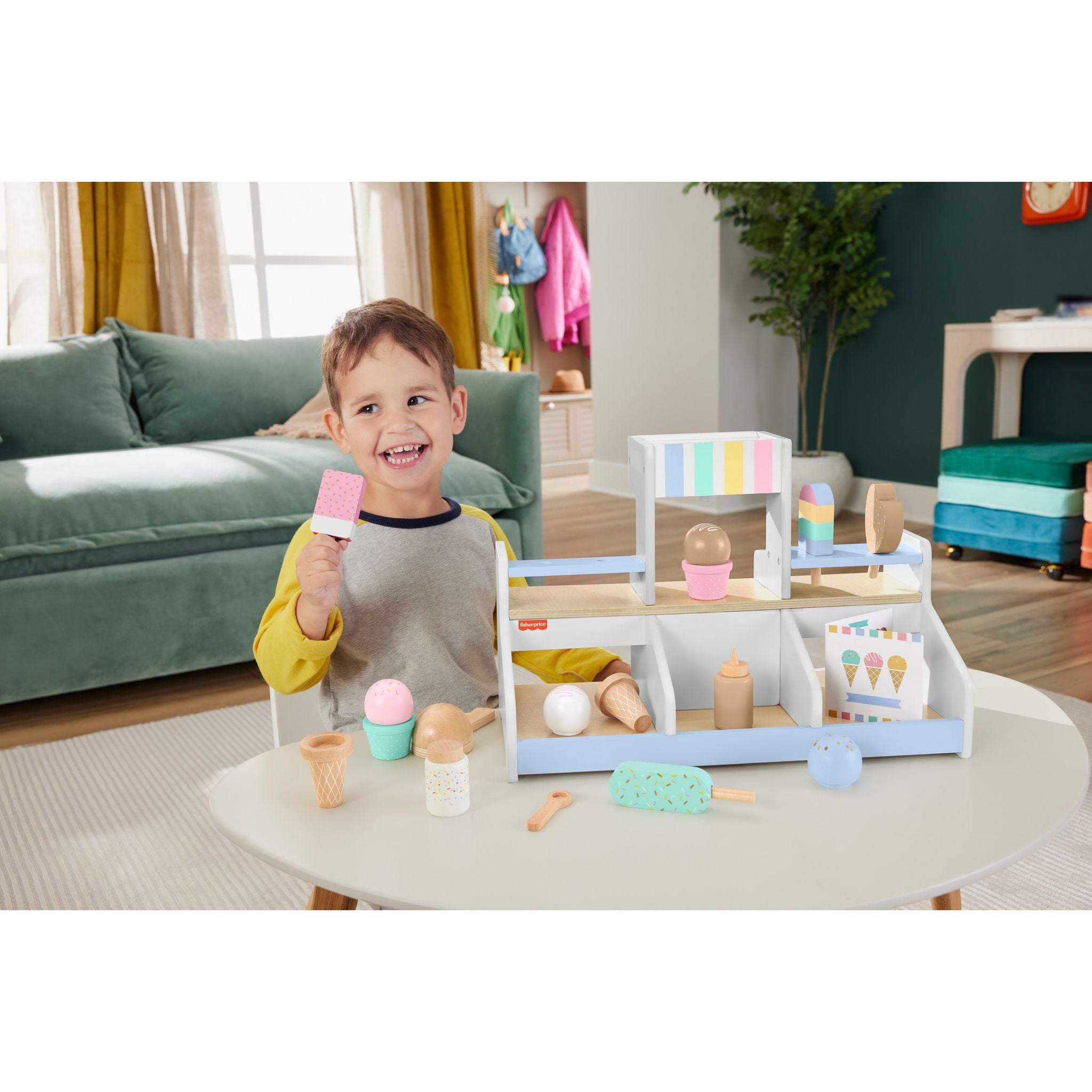 Fisher-Price Wooden Ice Cream Shop – Toyworld Australia
