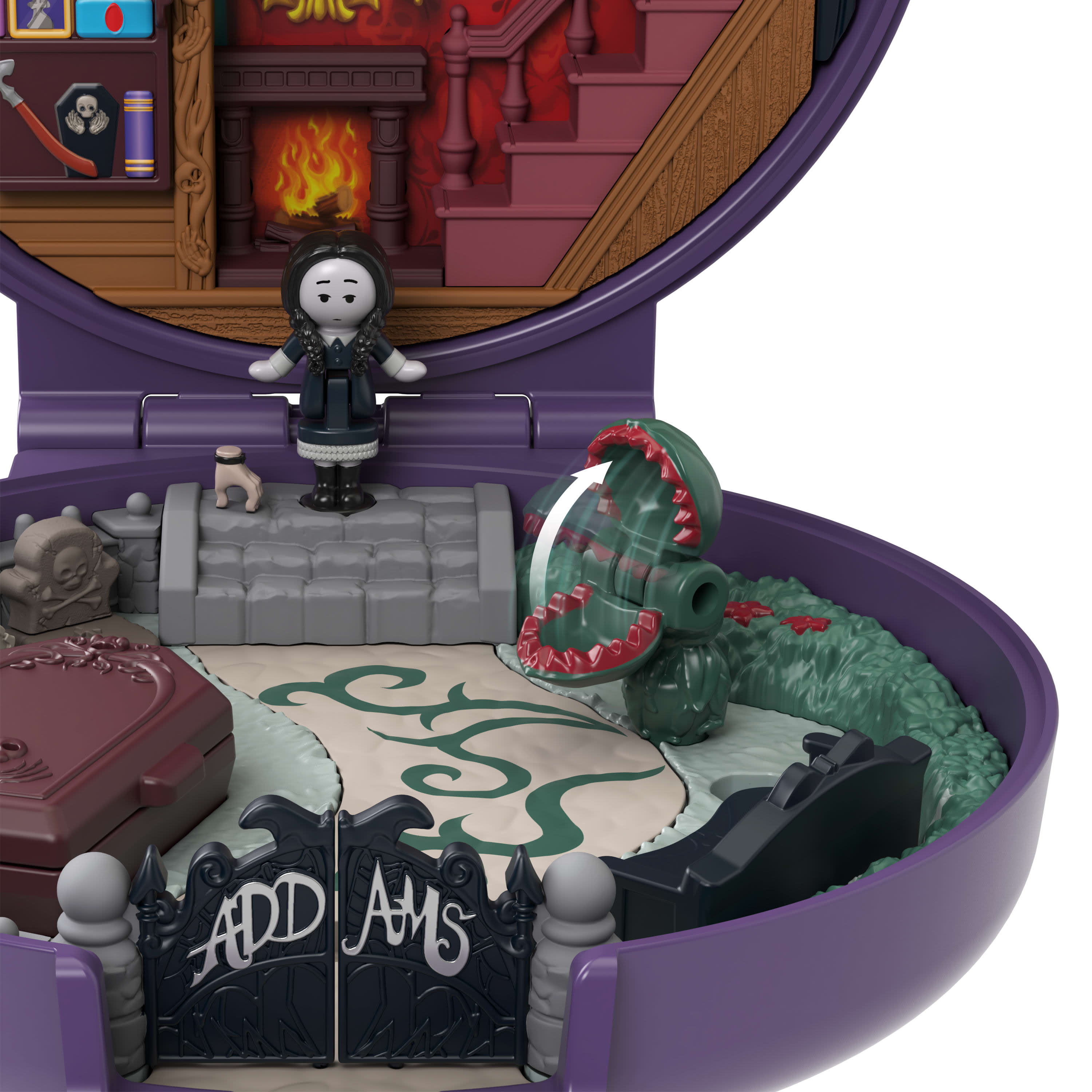 Polly Pocket Collector The Addams Family Compact Set